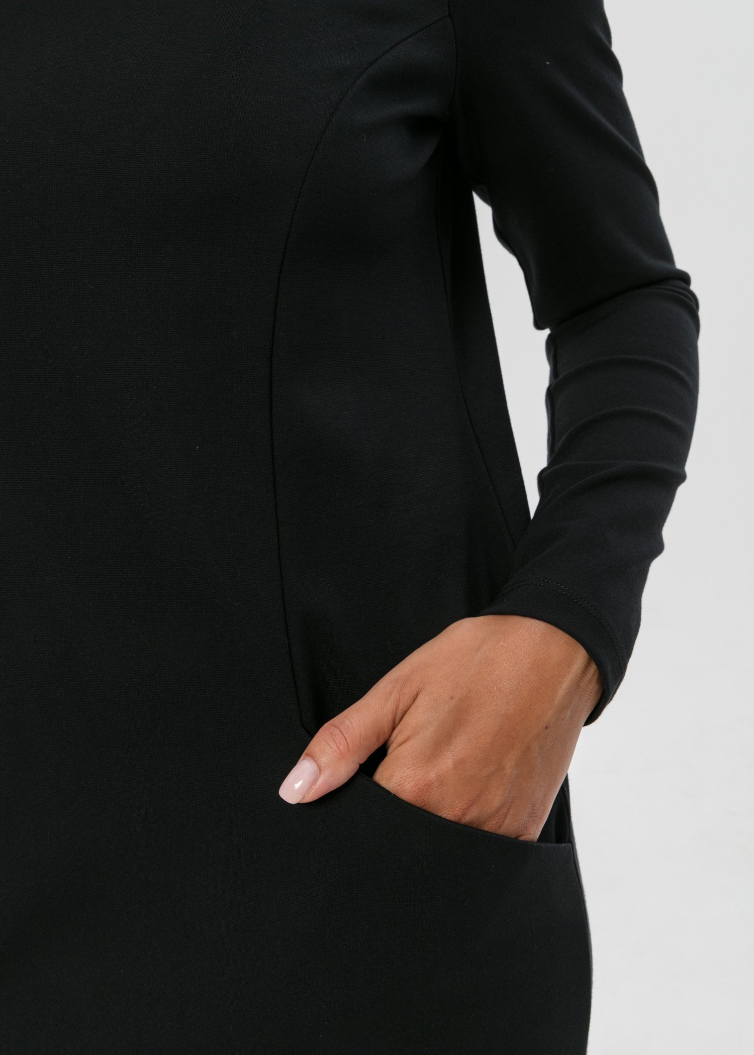 Jerseyklänning med fickor Image 2