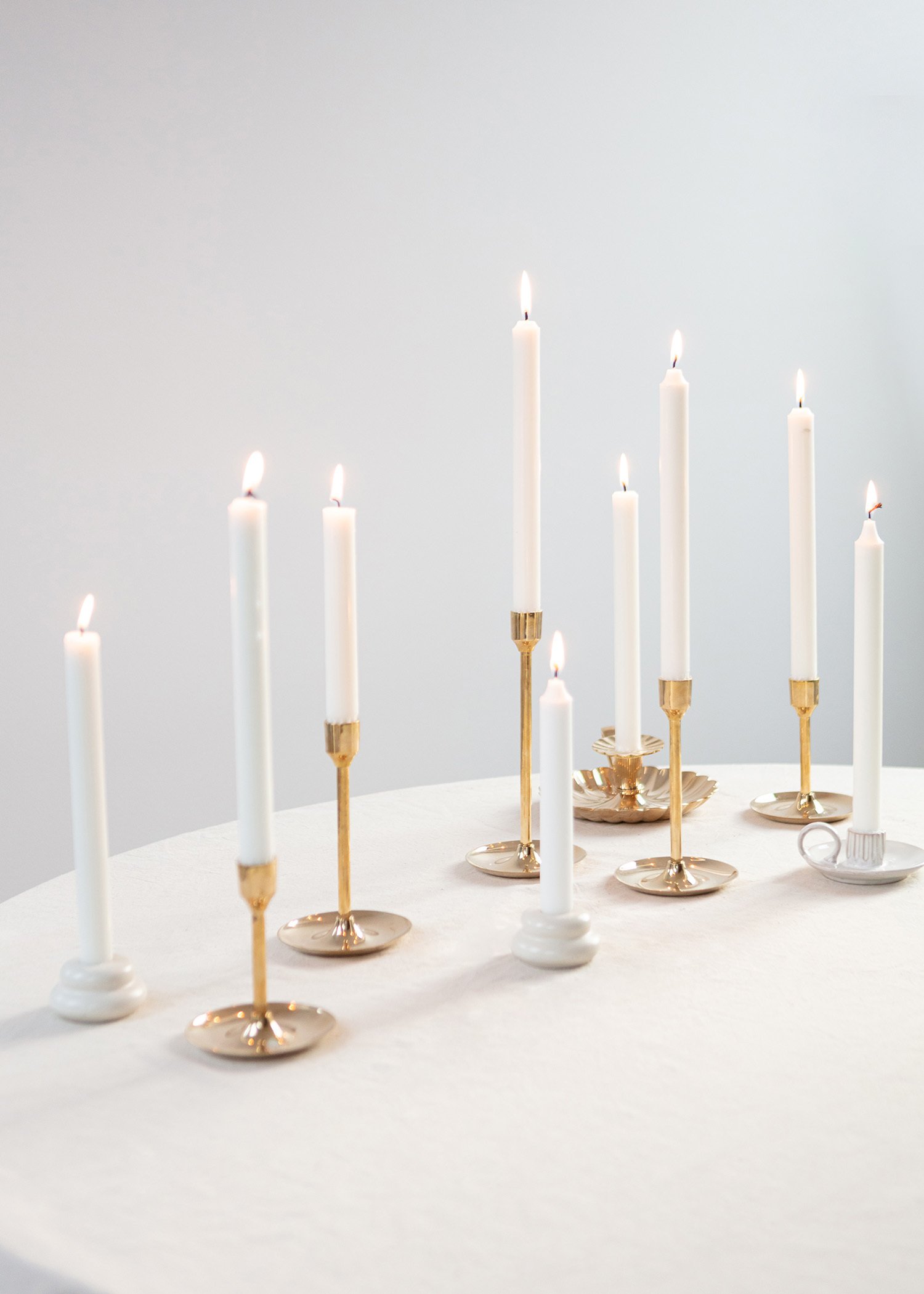 Brass candle holder Image 2