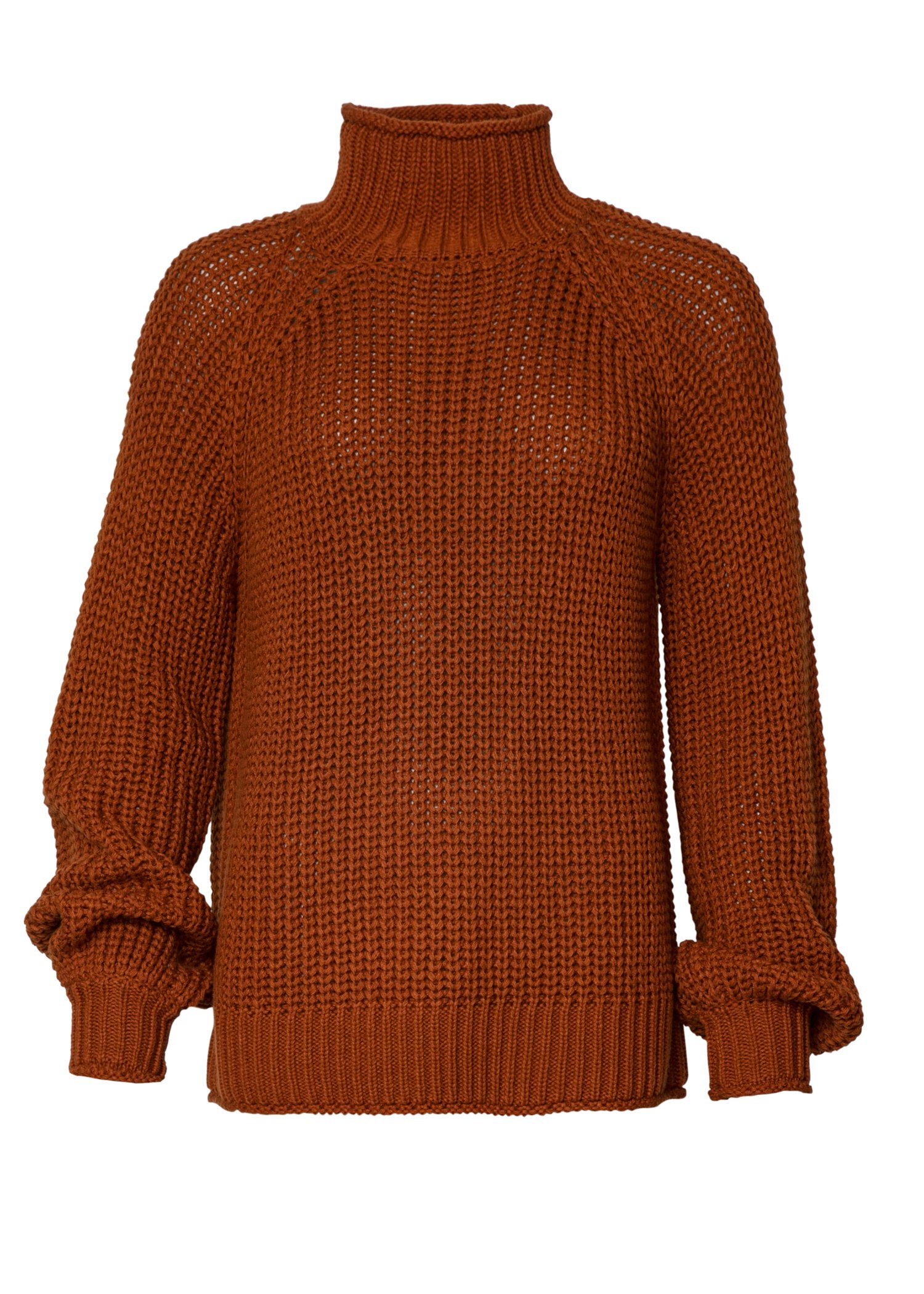 Solid knitted sweater thumbnail 5