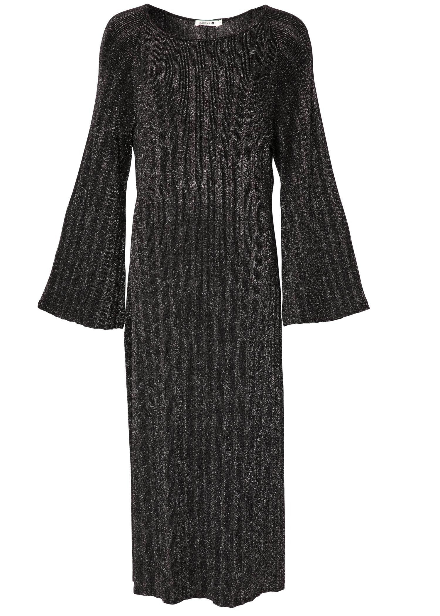 Black knitted dress thumbnail 4