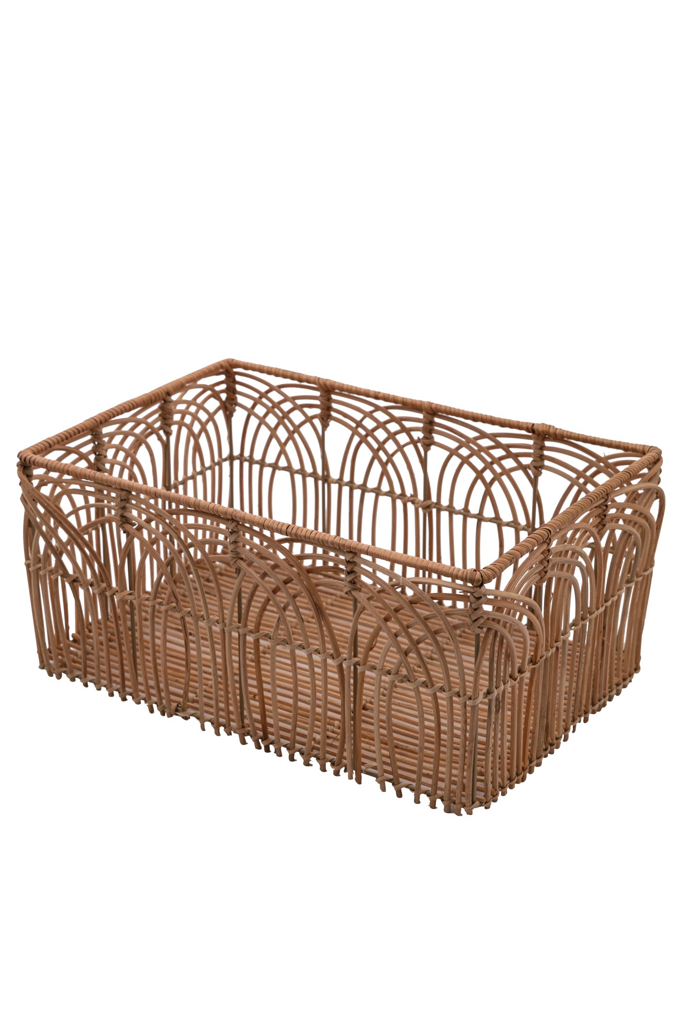 Large rattan basket Image 1