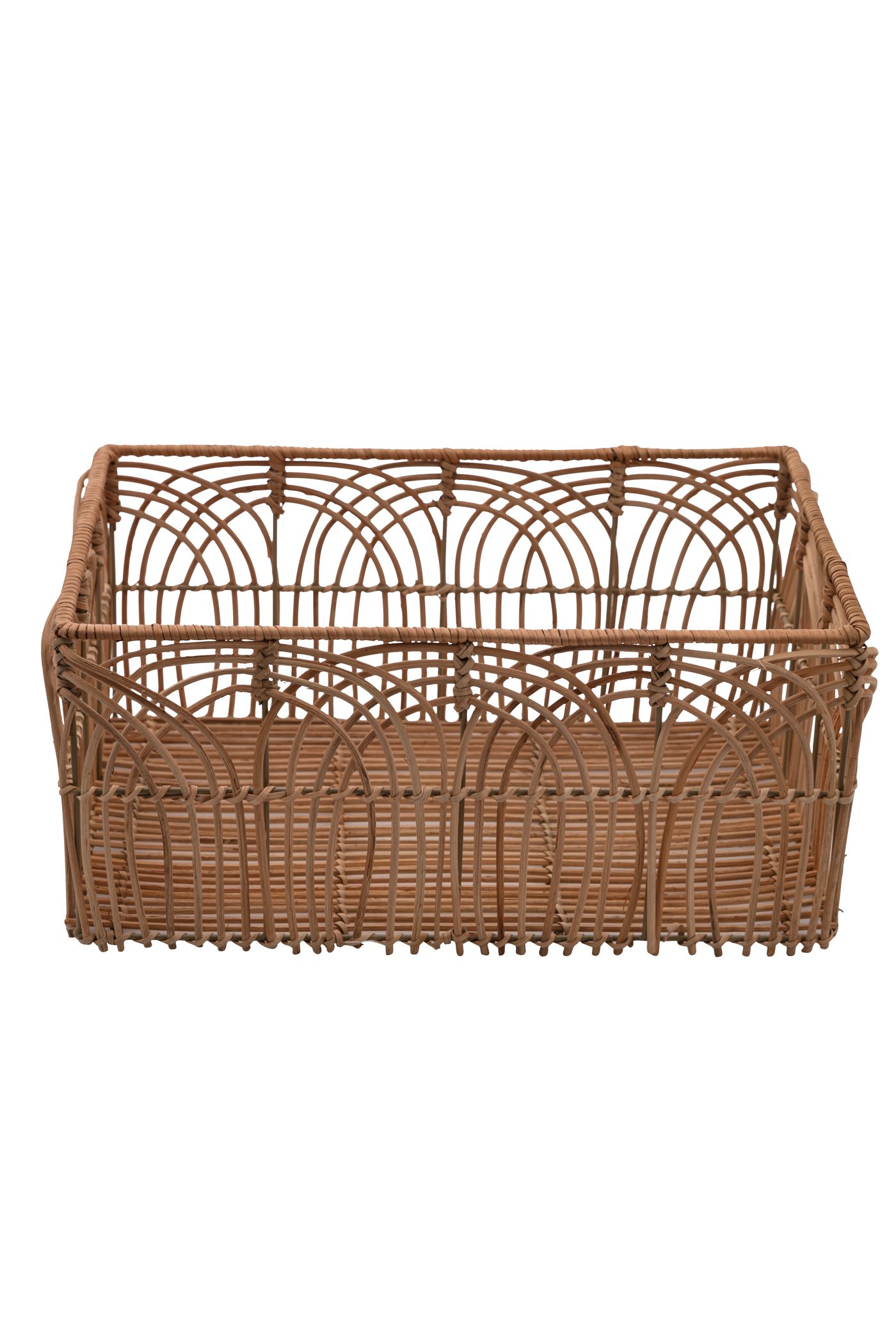 Large rattan basket thumbnail 2