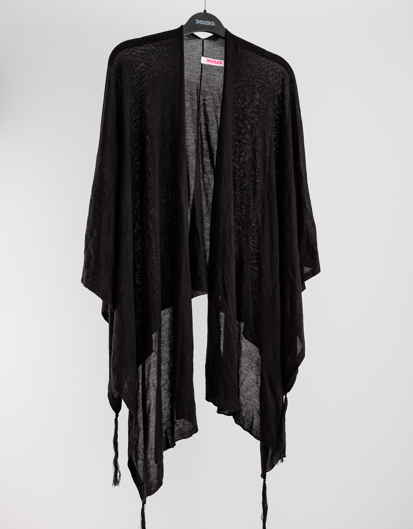 Poncho with tassels Image 0