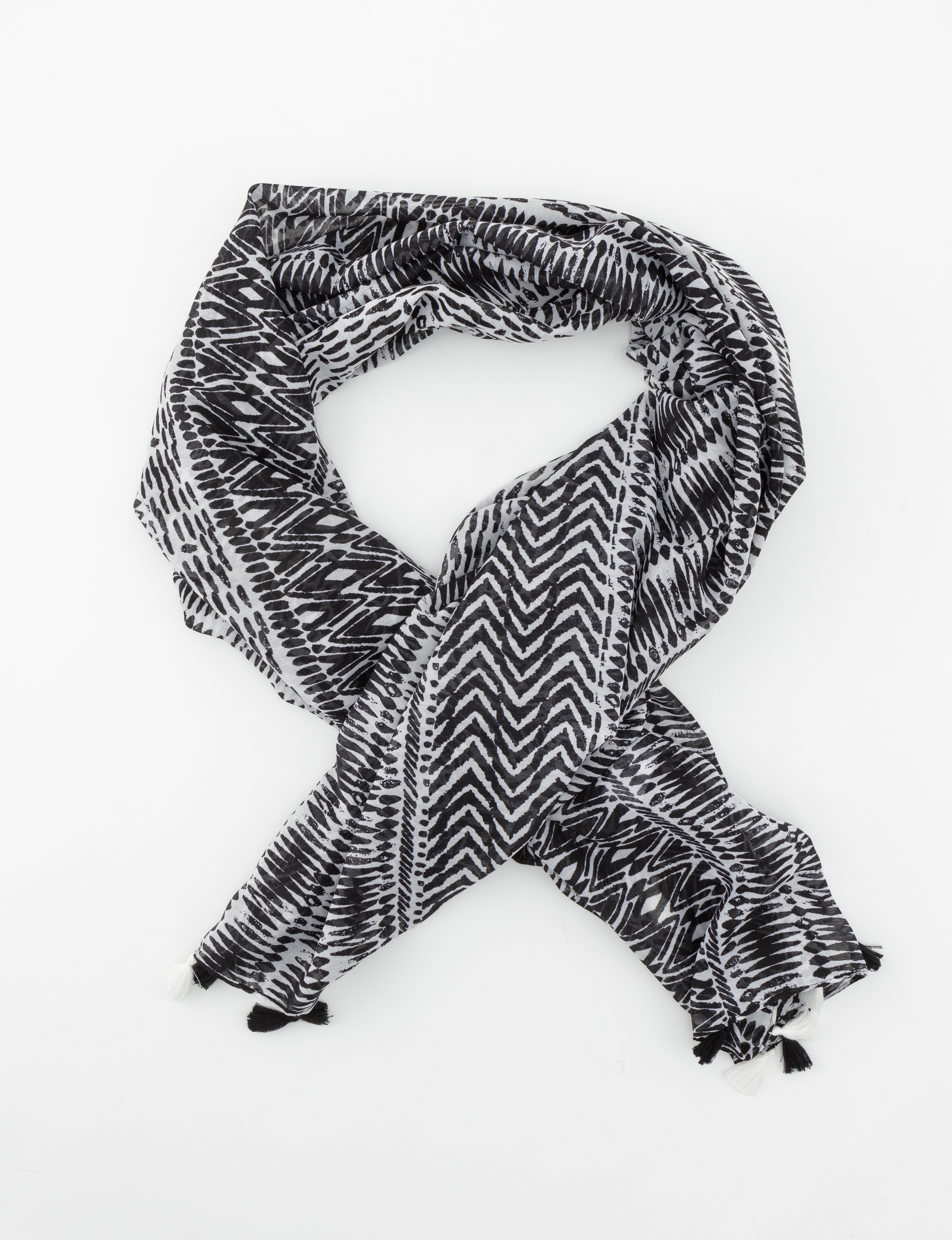 Patterned scarf thumbnail 1