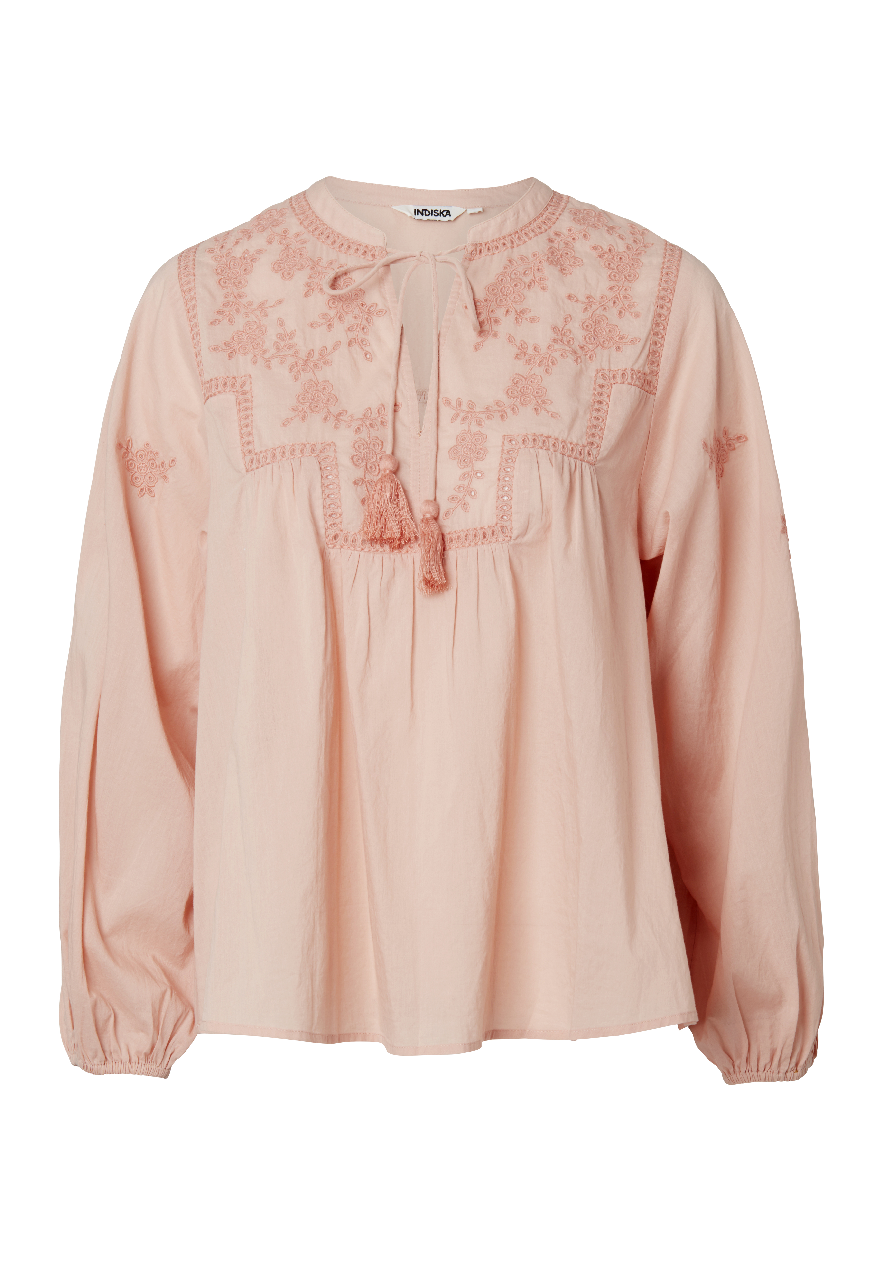 Cotton embroidered blouse thumbnail 3