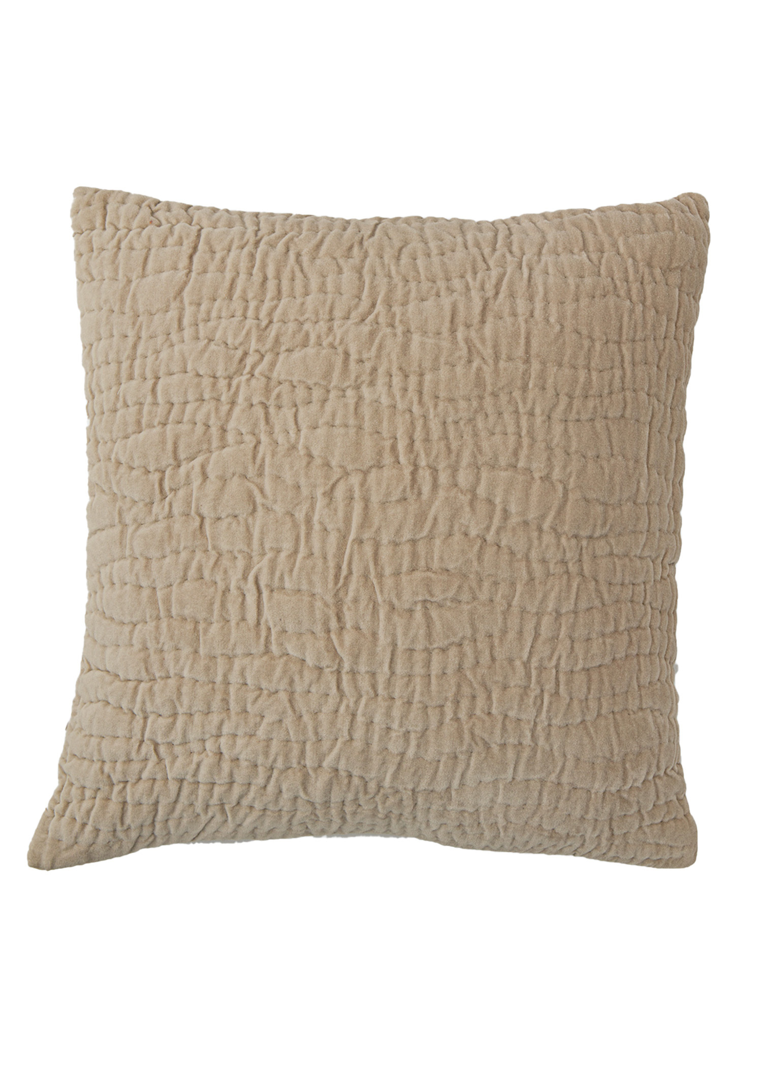 Cotton velvet cushion