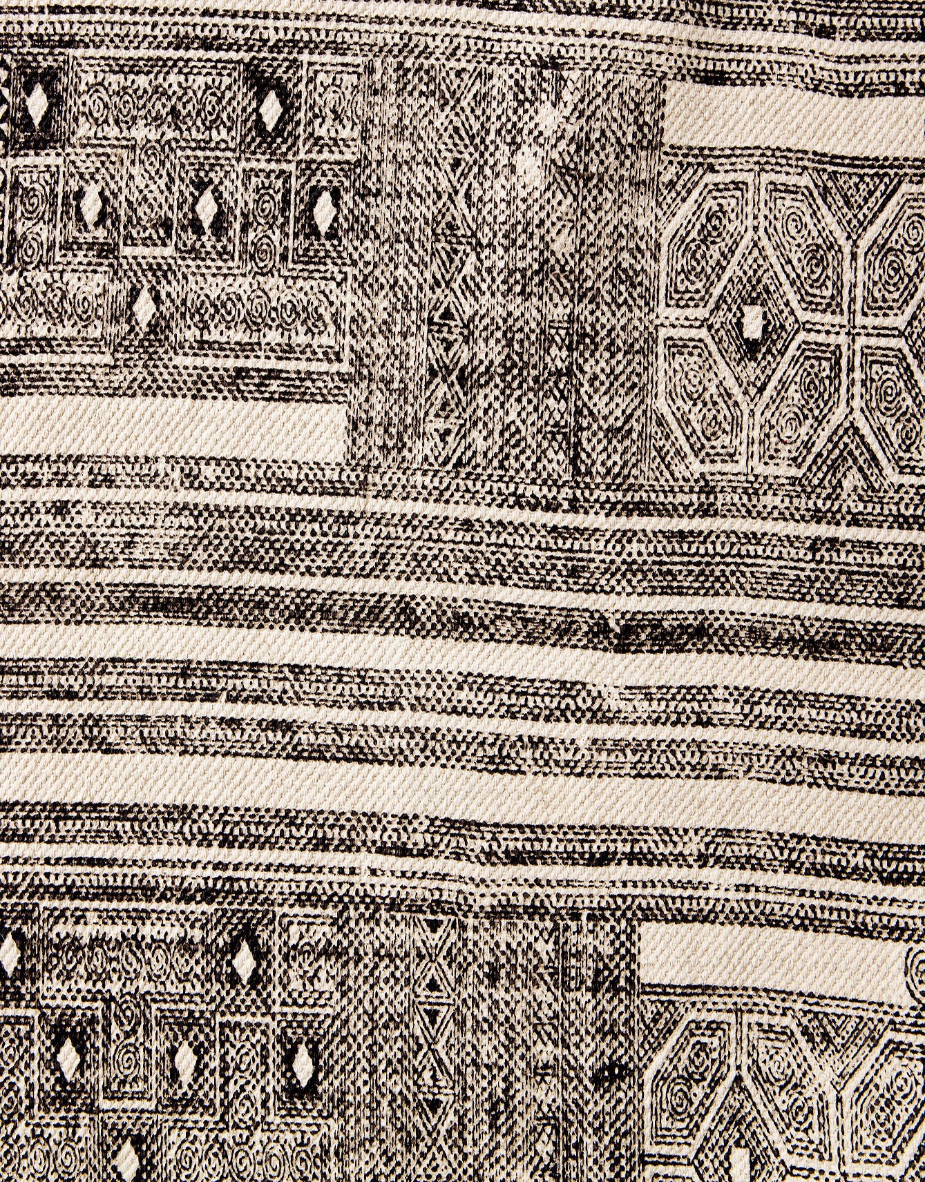 Patterned cotton rug thumbnail 2