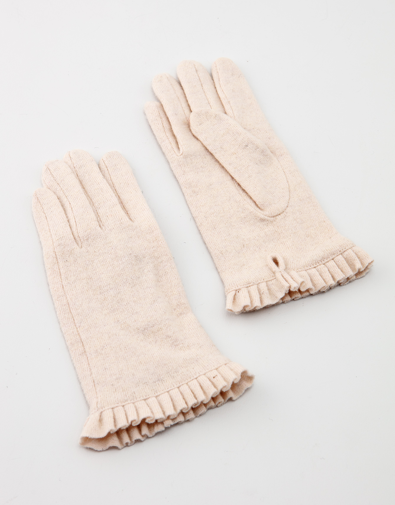 Wool mix gloves