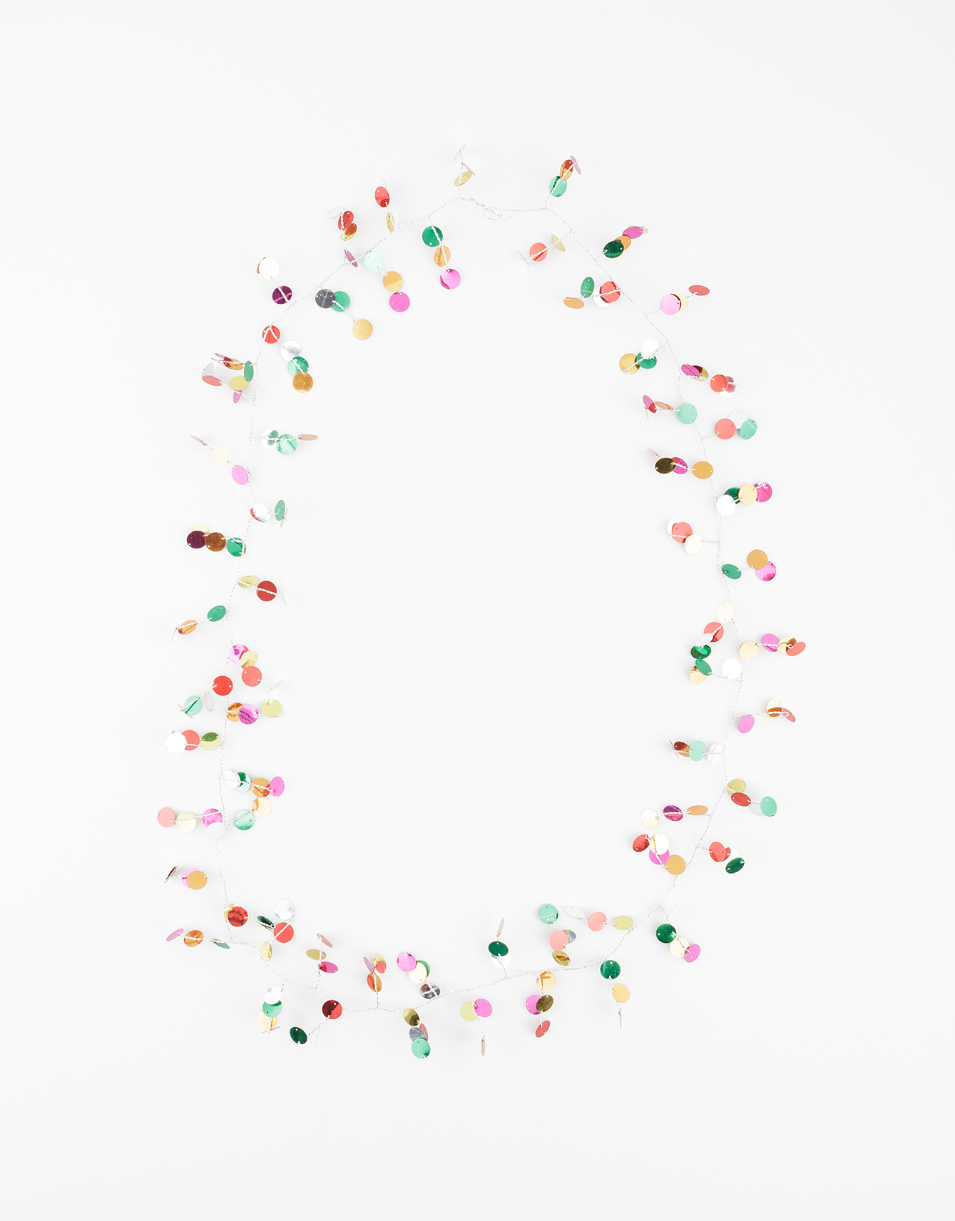 Garland with multicolored pearls Image 0