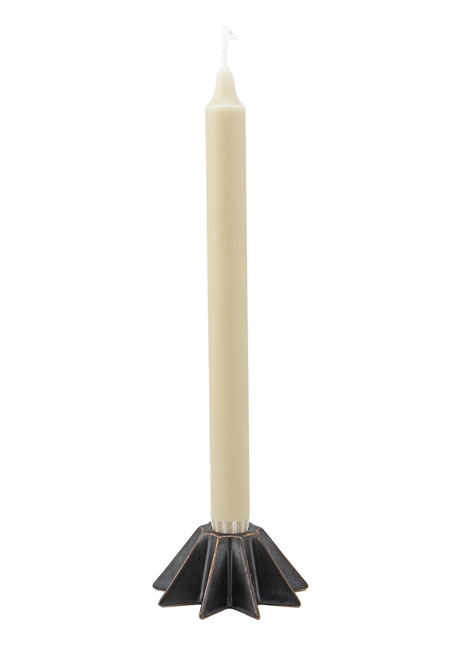Sternförmiger Kerzenhalter aus Steingut Image 0