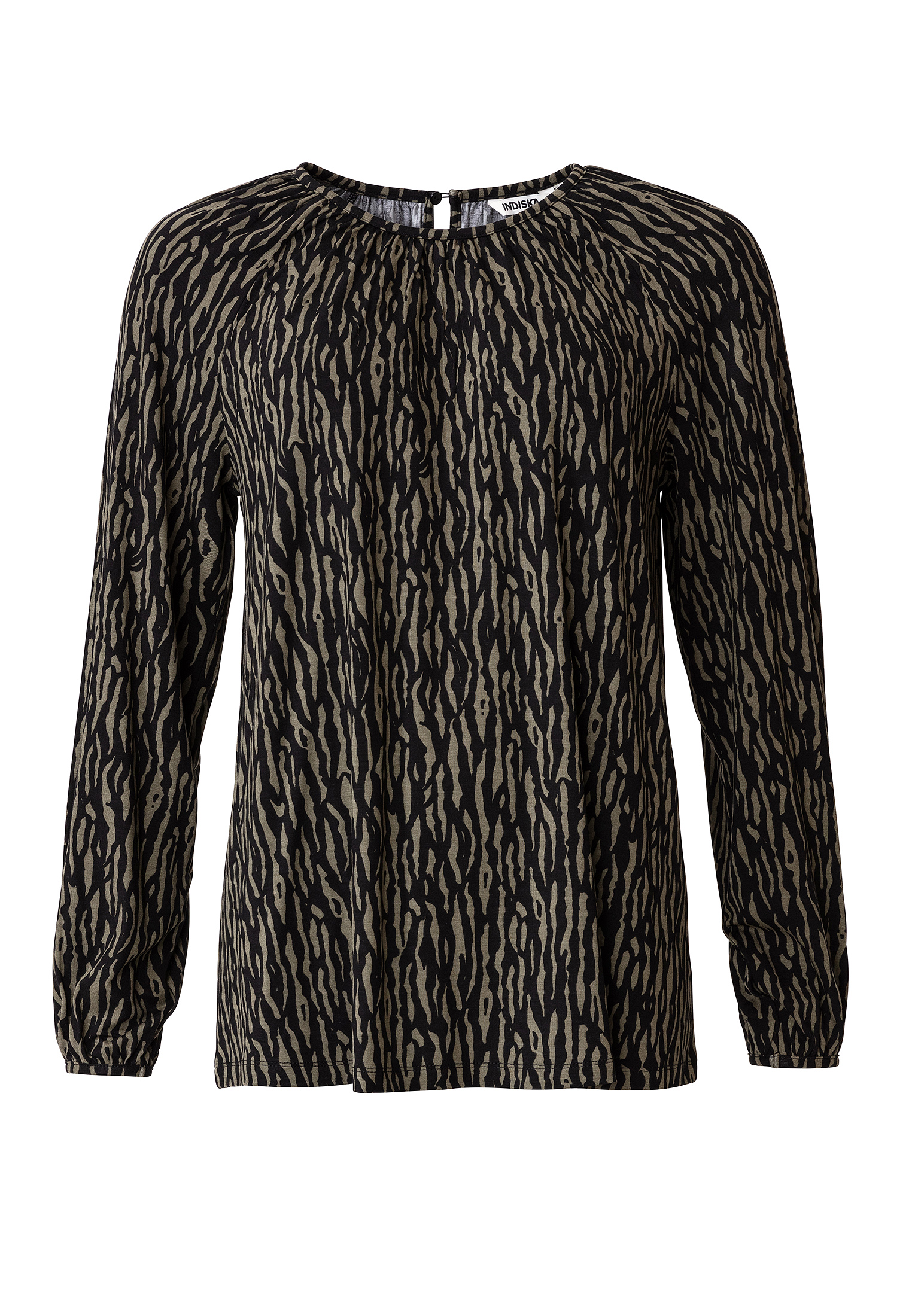 Patterned long sleeve jersey top thumbnail 5