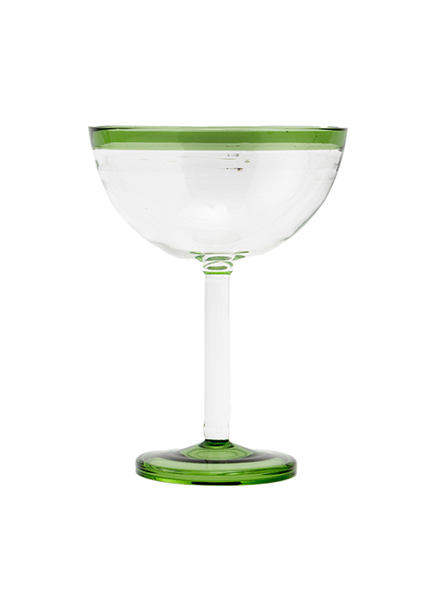 Handmade coupe champagne glass thumbnail 0