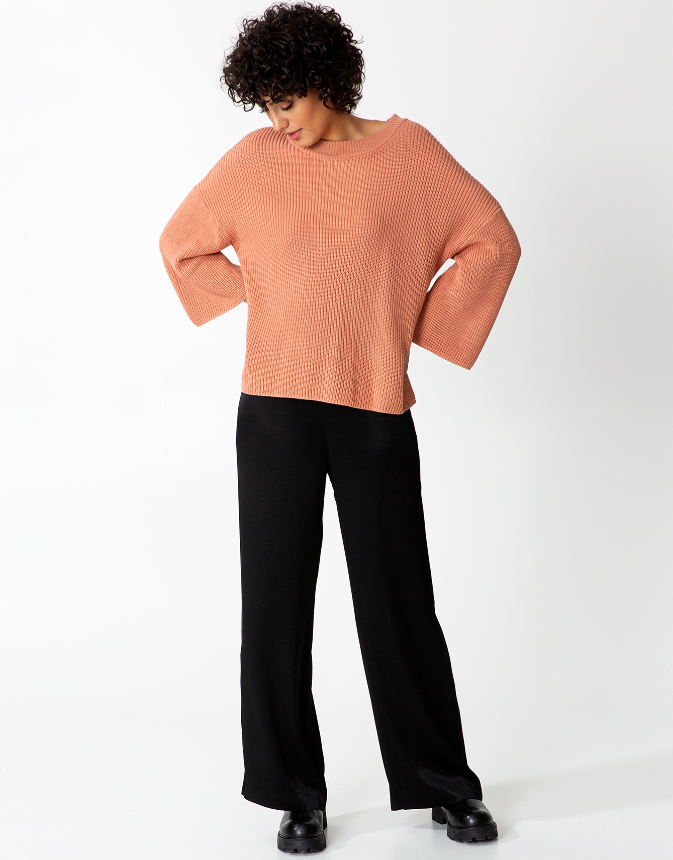 Cotton knitted sweater Image 0
