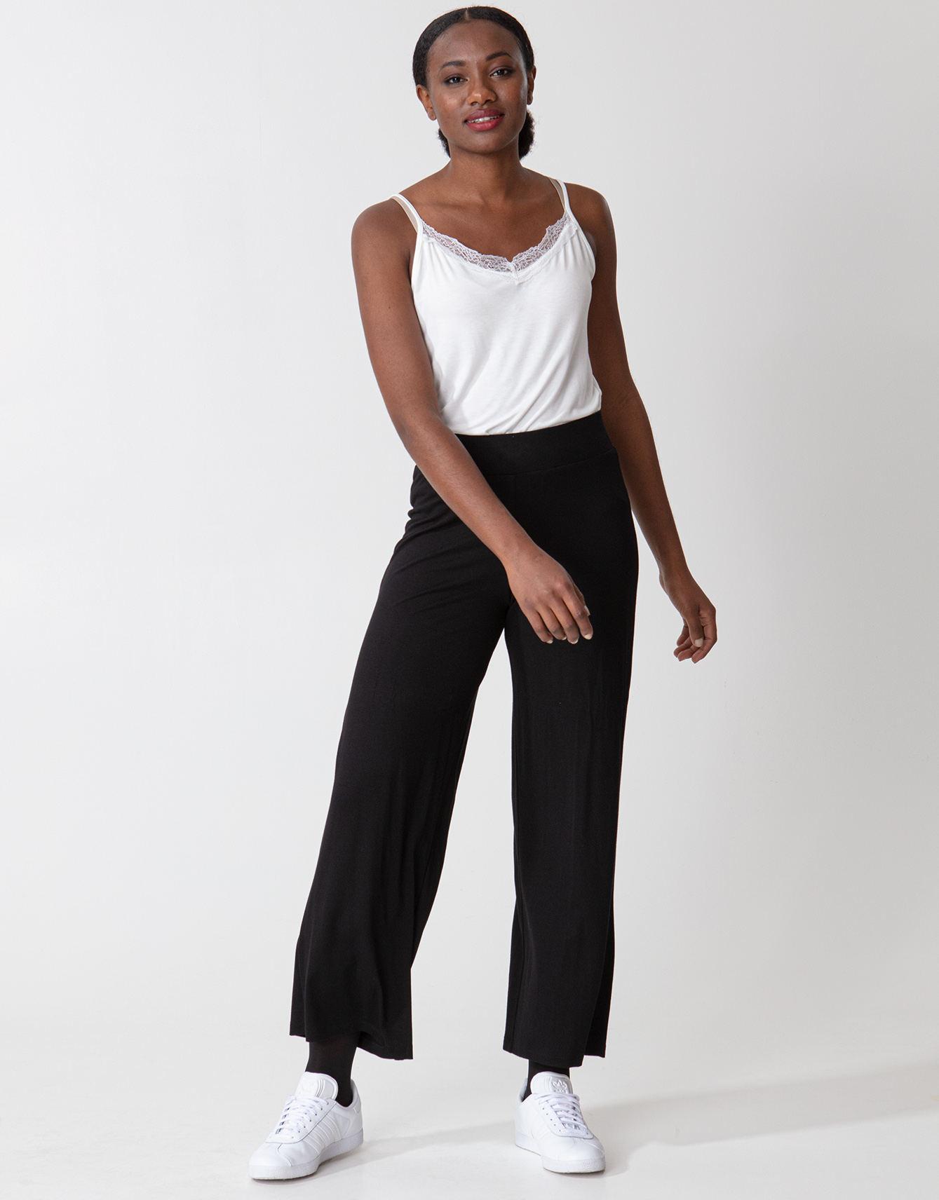 Long wide jersey pant Image 0