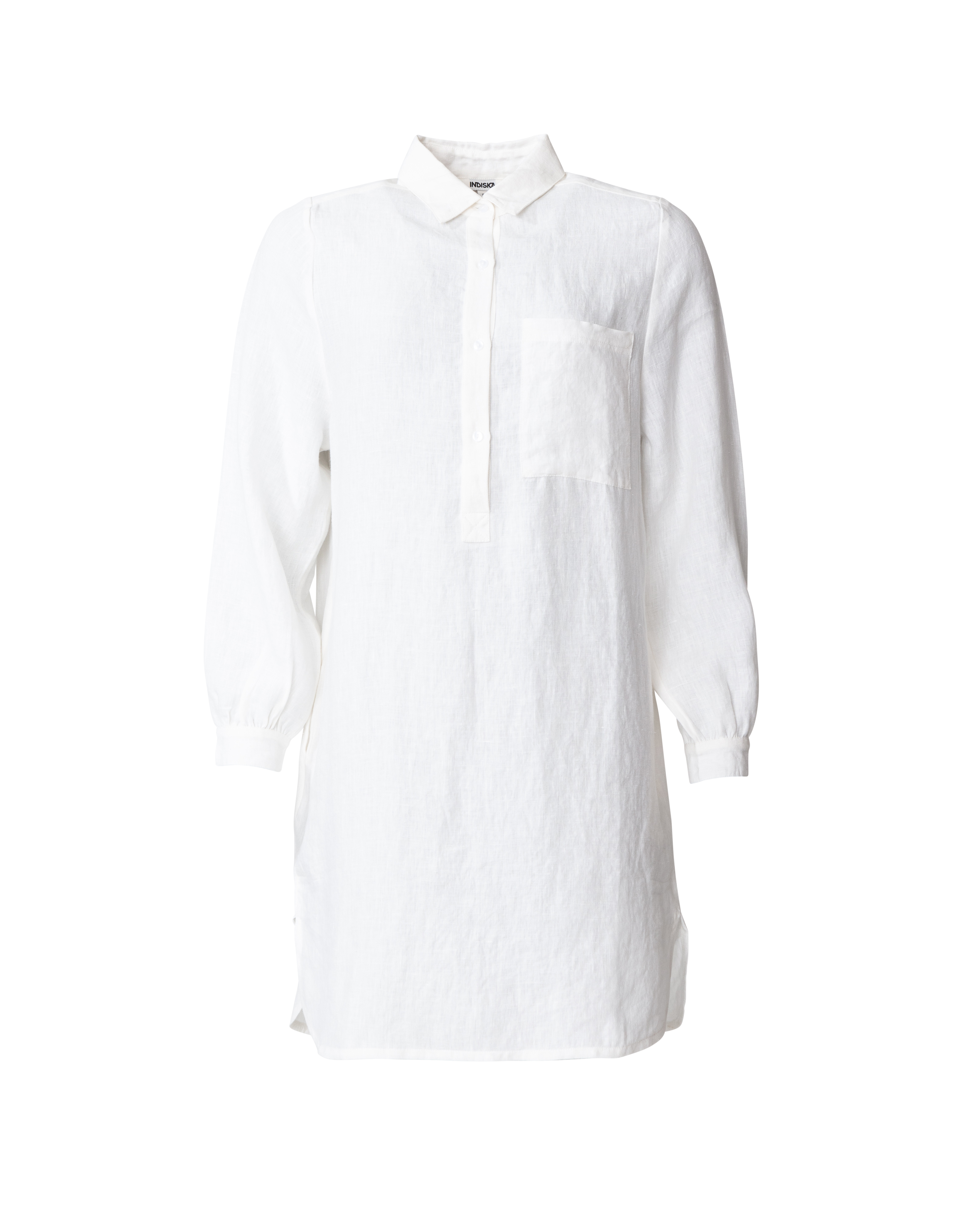 White long linen shirt thumbnail 6