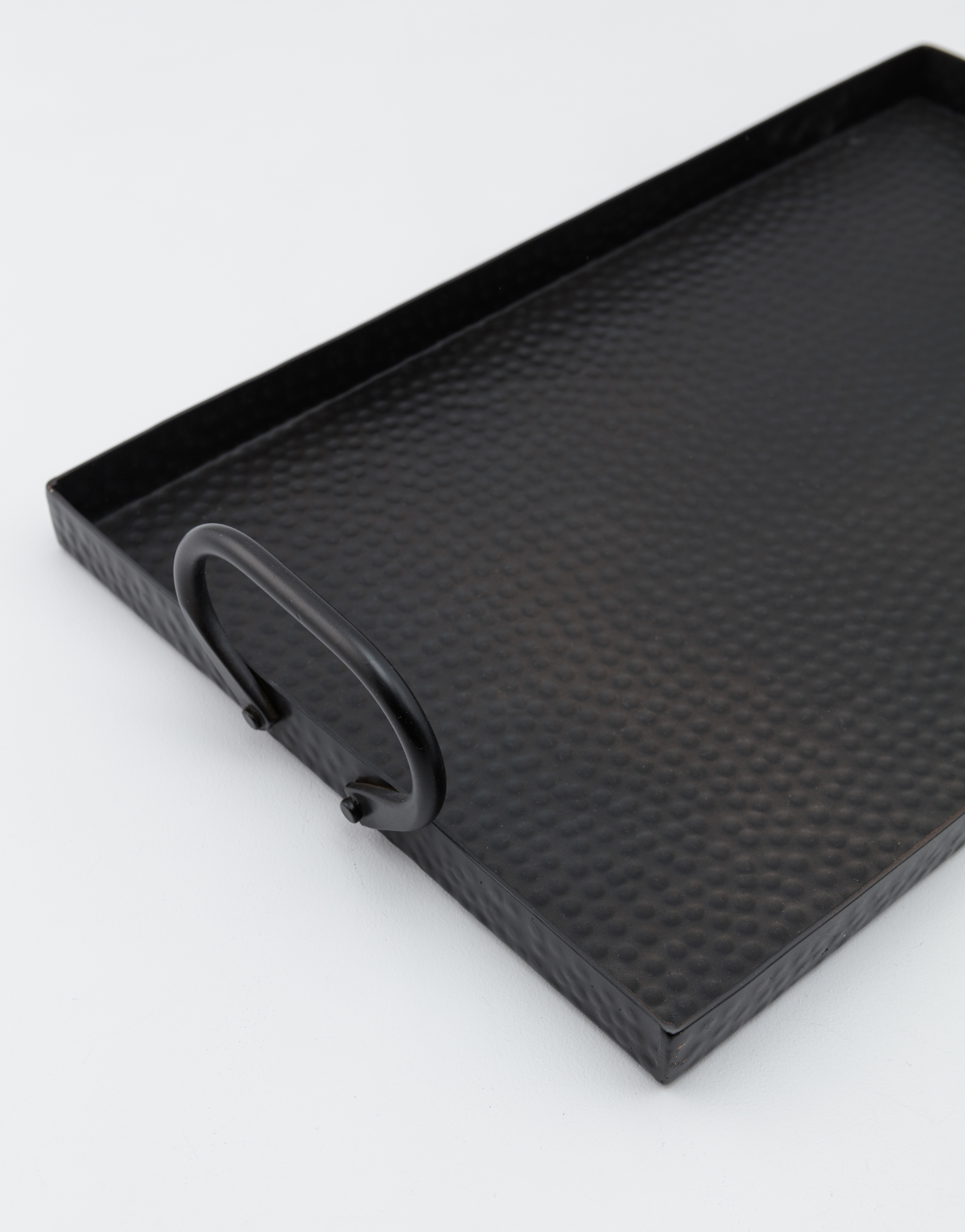 Small black tray in aluminum Image 0
