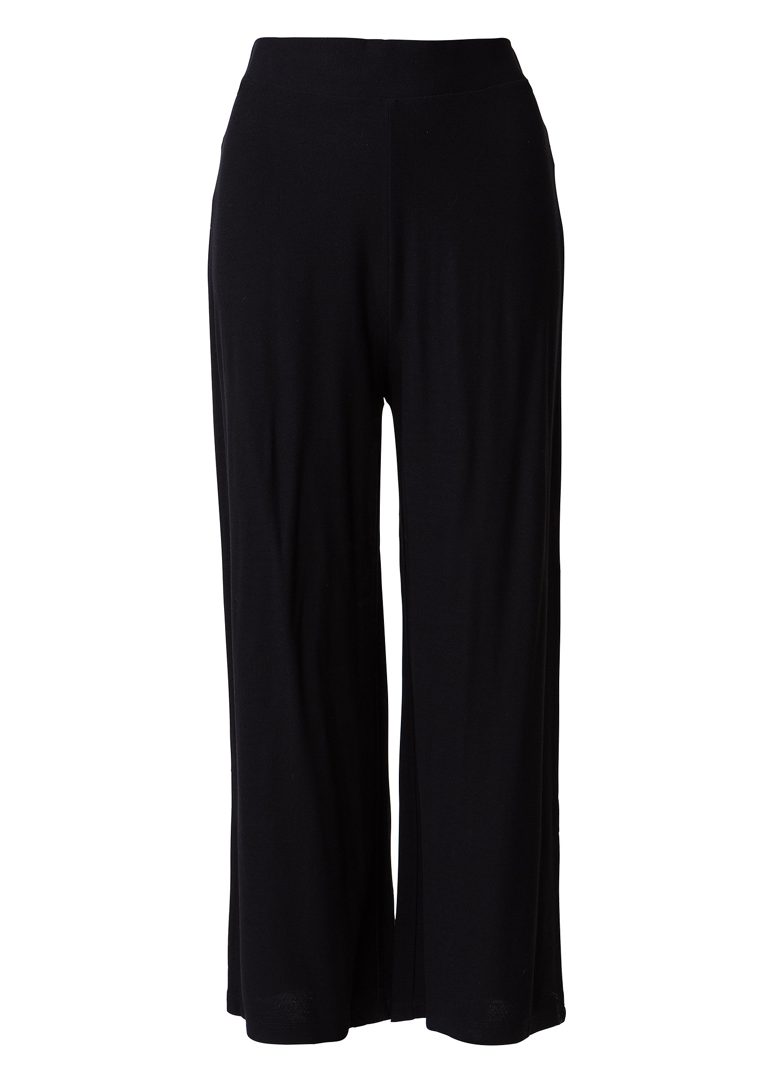 Long wide jersey trousers thumbnail 4
