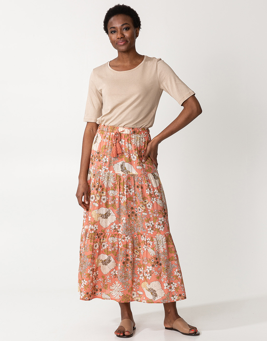 Floral maxi skirt thumbnail 0