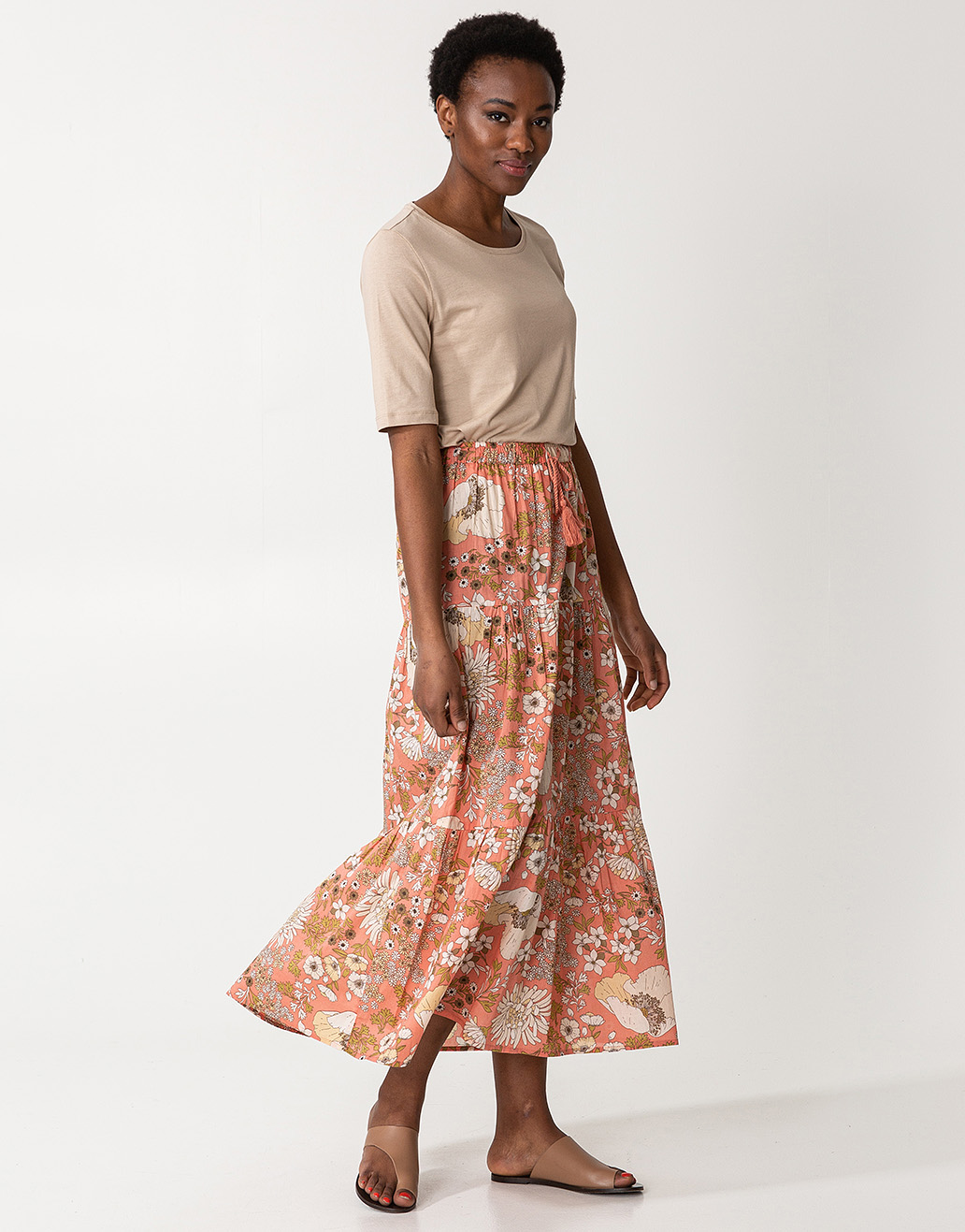 Floral maxi skirt Image 0