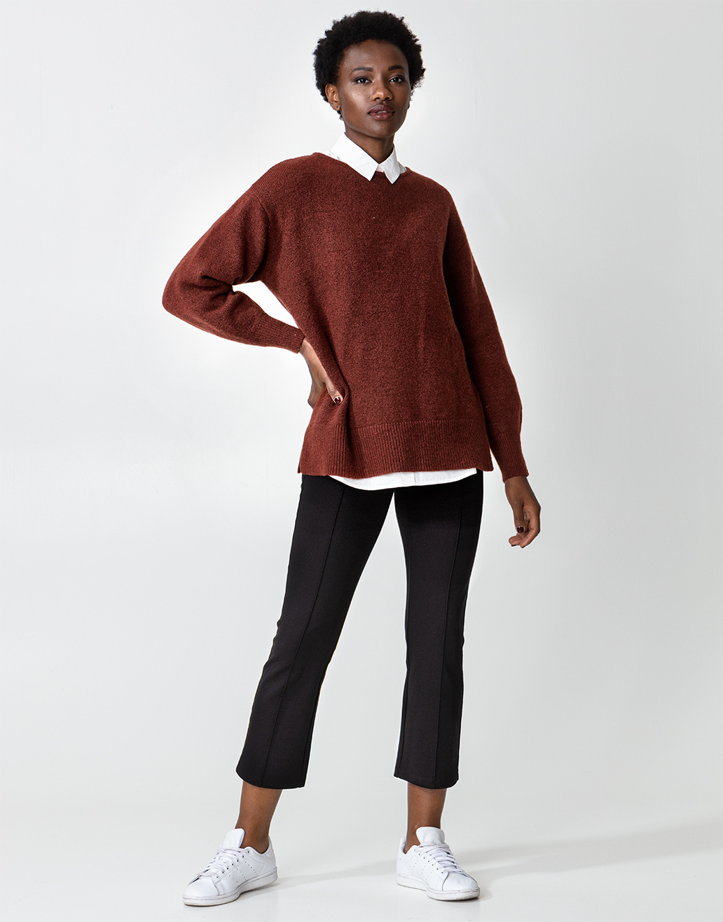 Wool mix knitted sweater Image 0