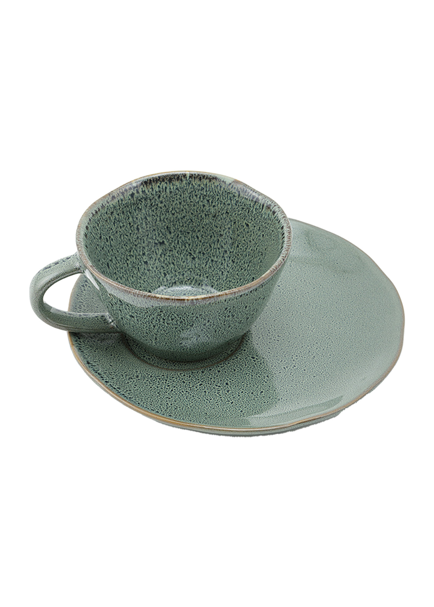 Stoneware cup and saucer Image 0