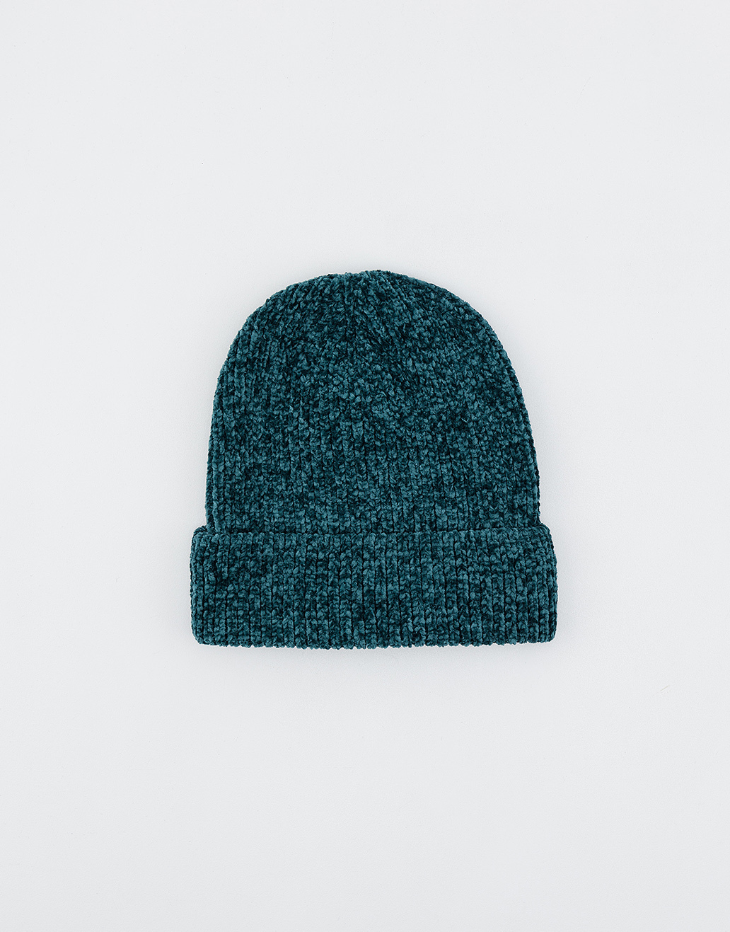 Solid chenille hat