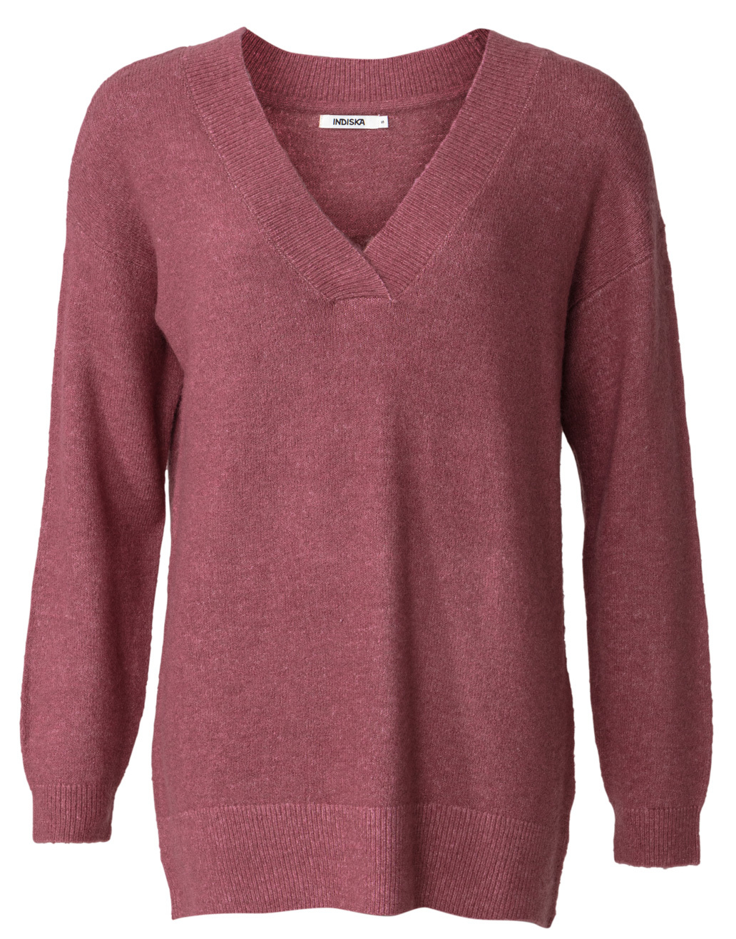 V-neck wool blend sweater thumbnail 6