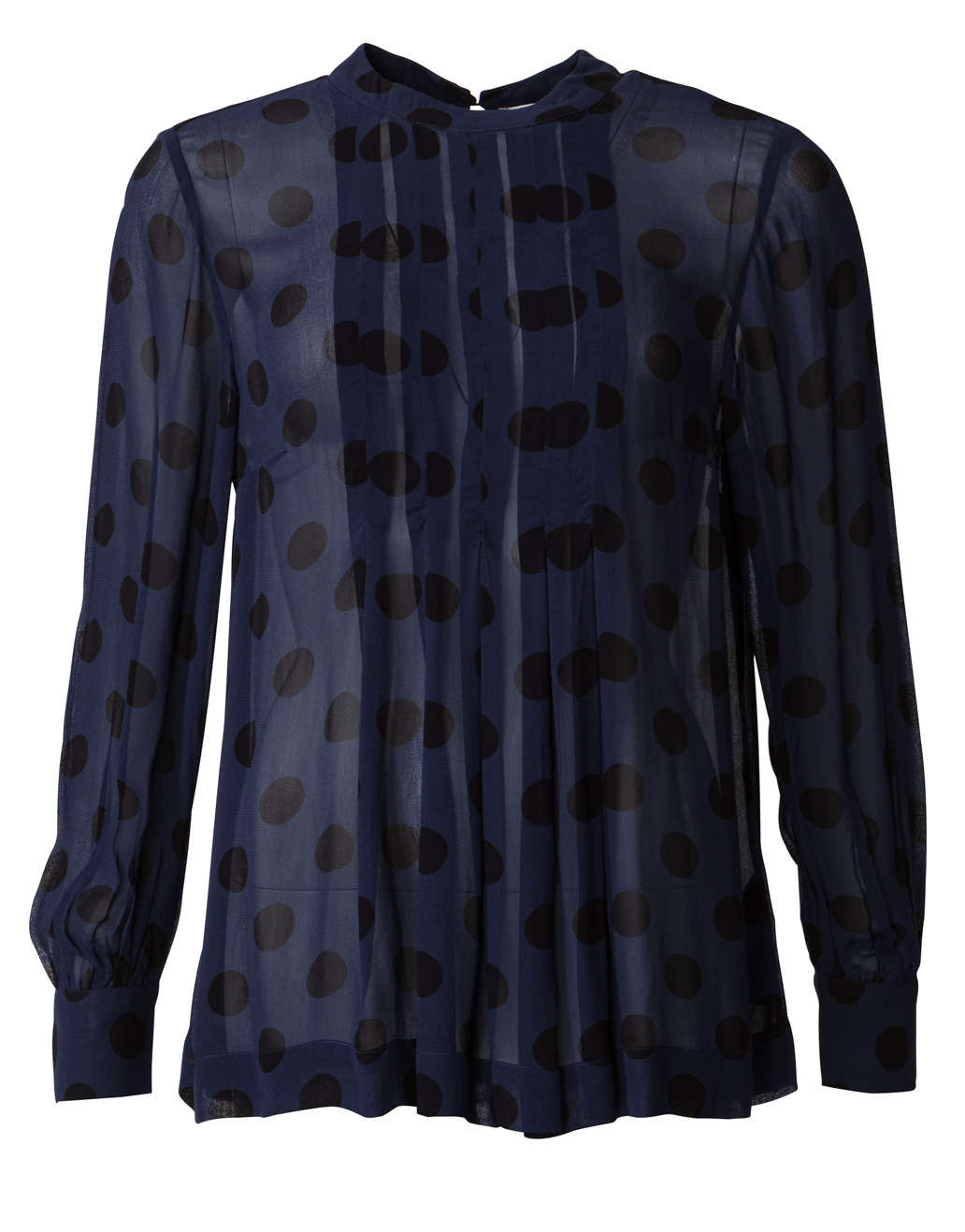 Translucent patterned blouse thumbnail 5