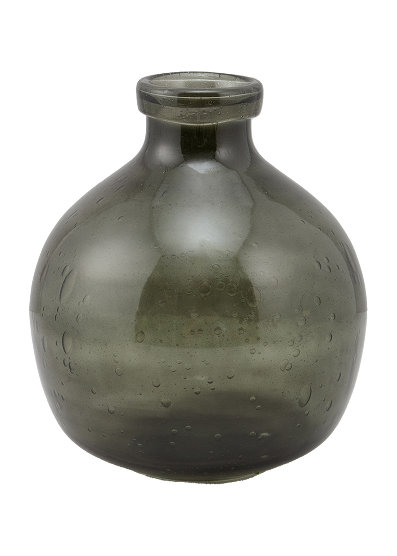 Round large glass vase thumbnail 0