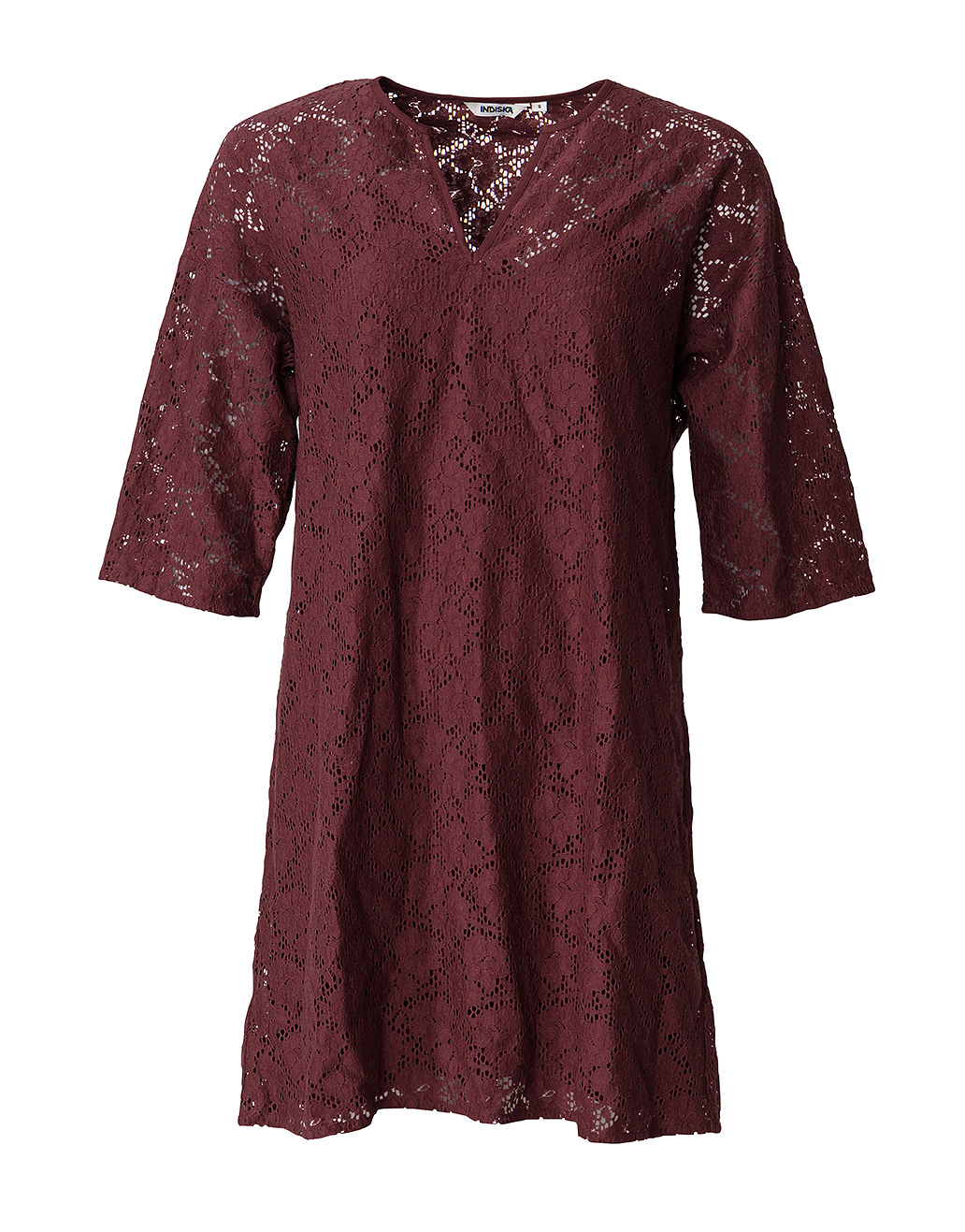 Solid lace tunic thumbnail 4