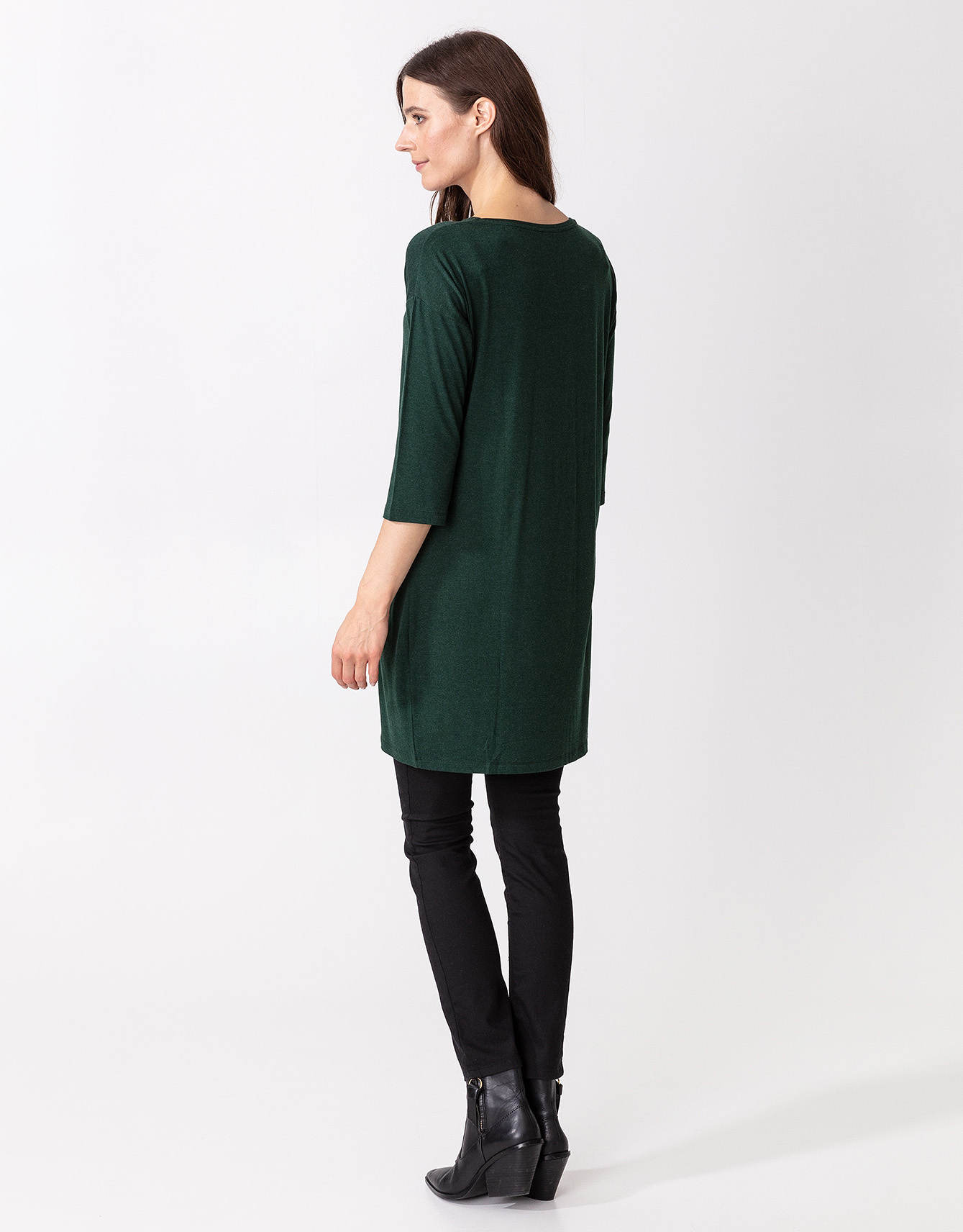 Jersey tunic with pockets thumbnail 3