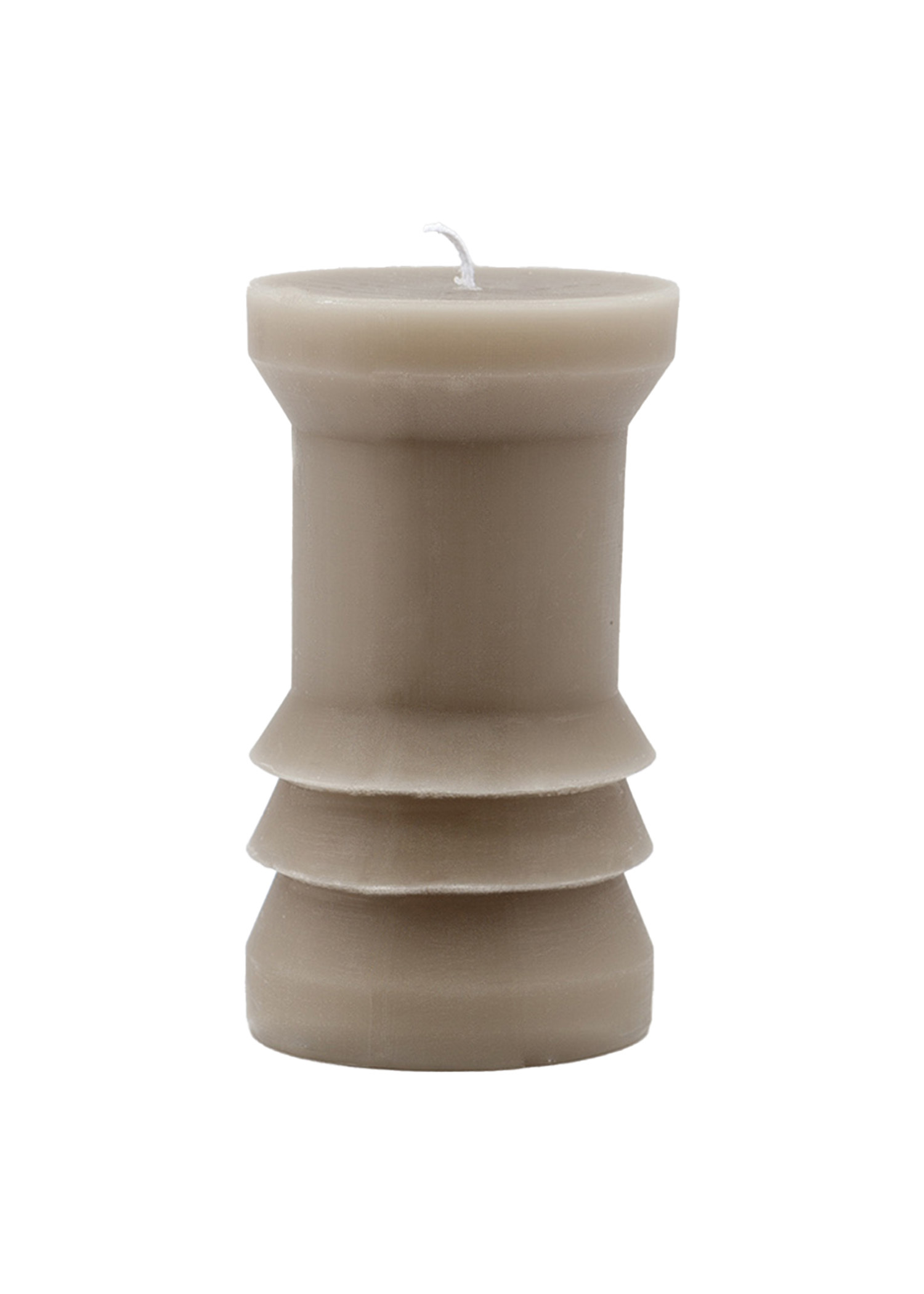 Medium geometric pillar candle Image 0