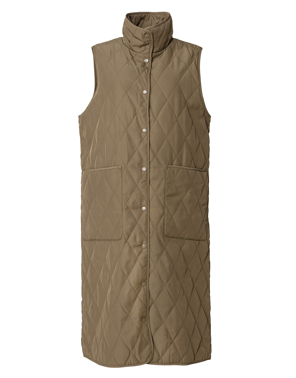 Long quilted vest thumbnail 11