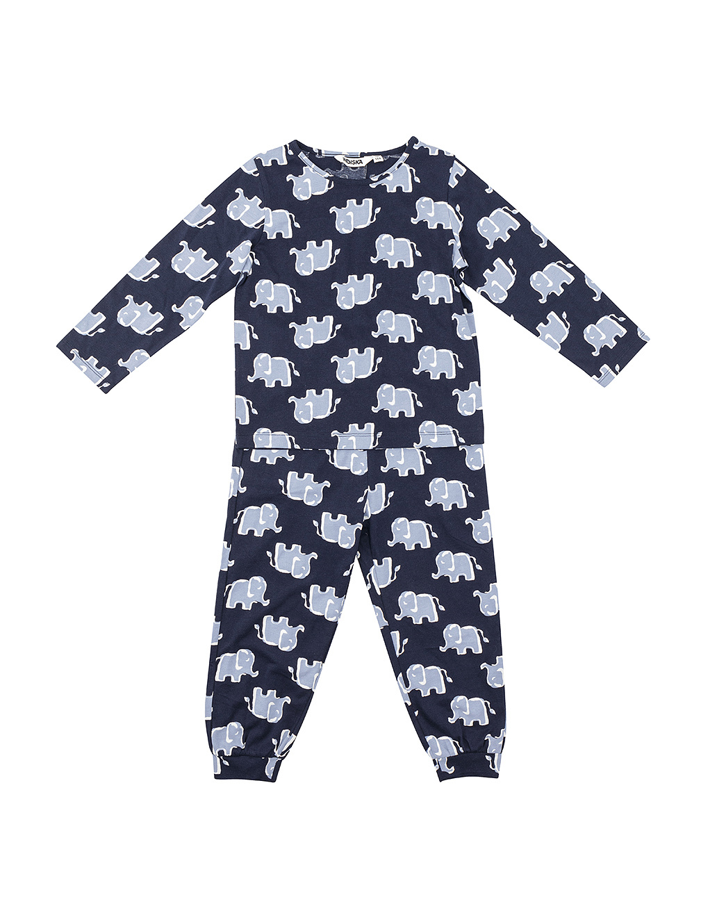 Pyjamas för barn med elefantmönster thumbnail 4