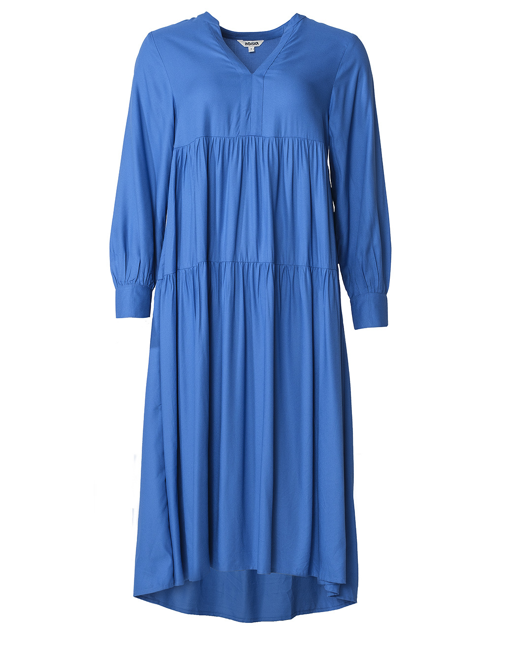 Kobolt blå maxi-kjole thumbnail 8