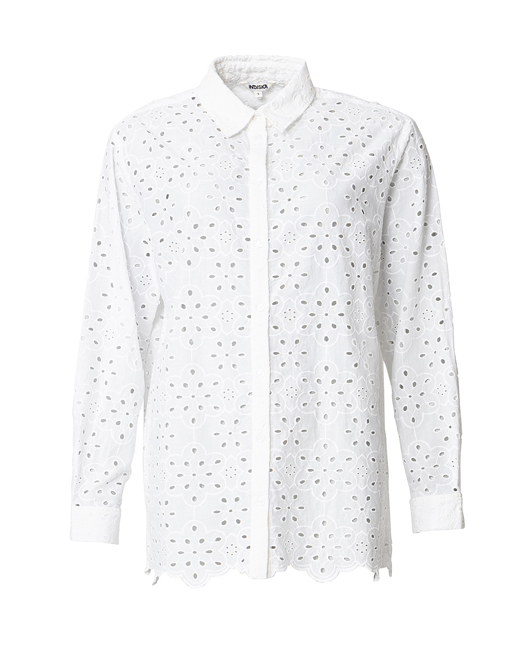 Shirt with broderie anglaise thumbnail 7
