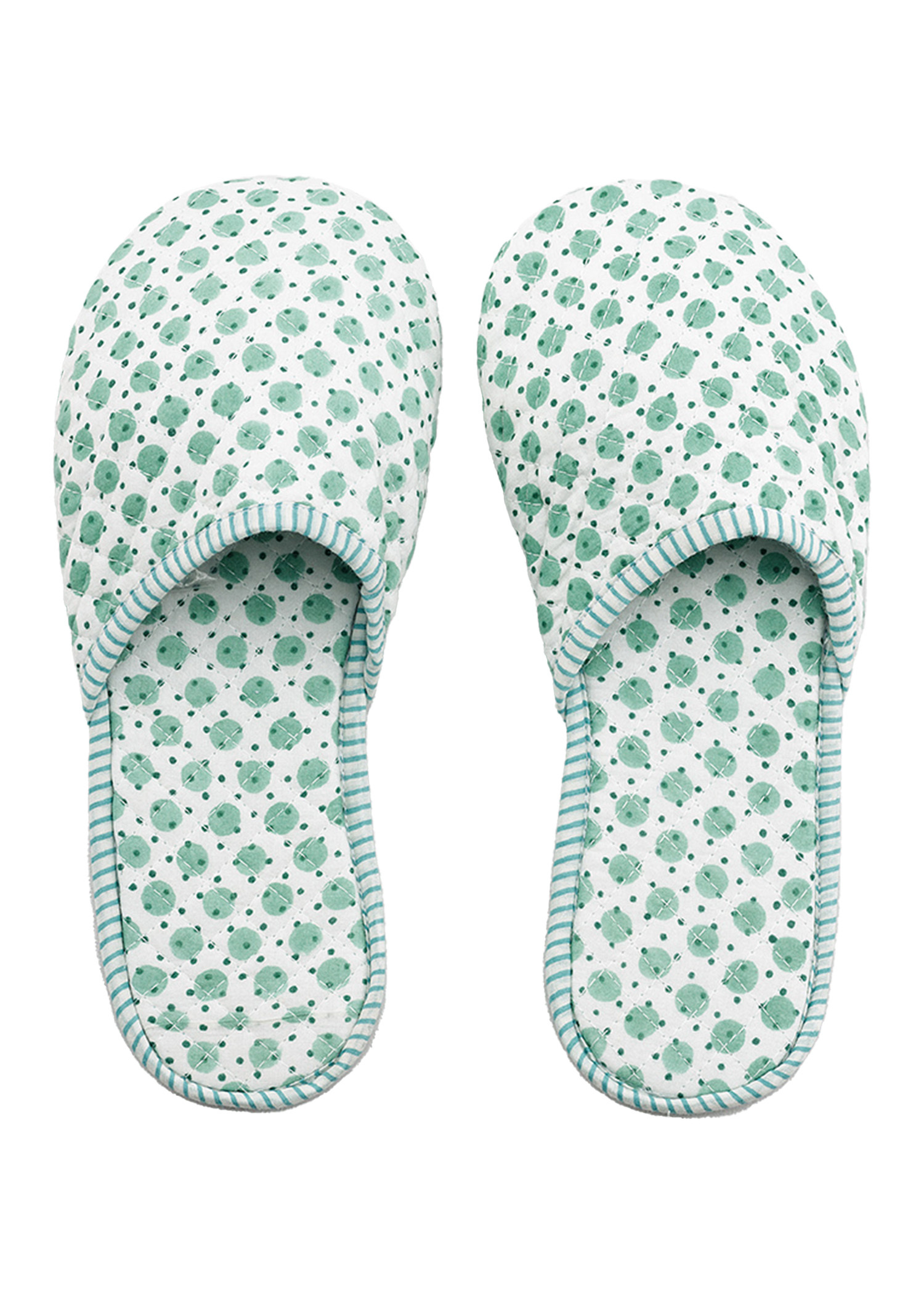 Block printed slippers Image 0