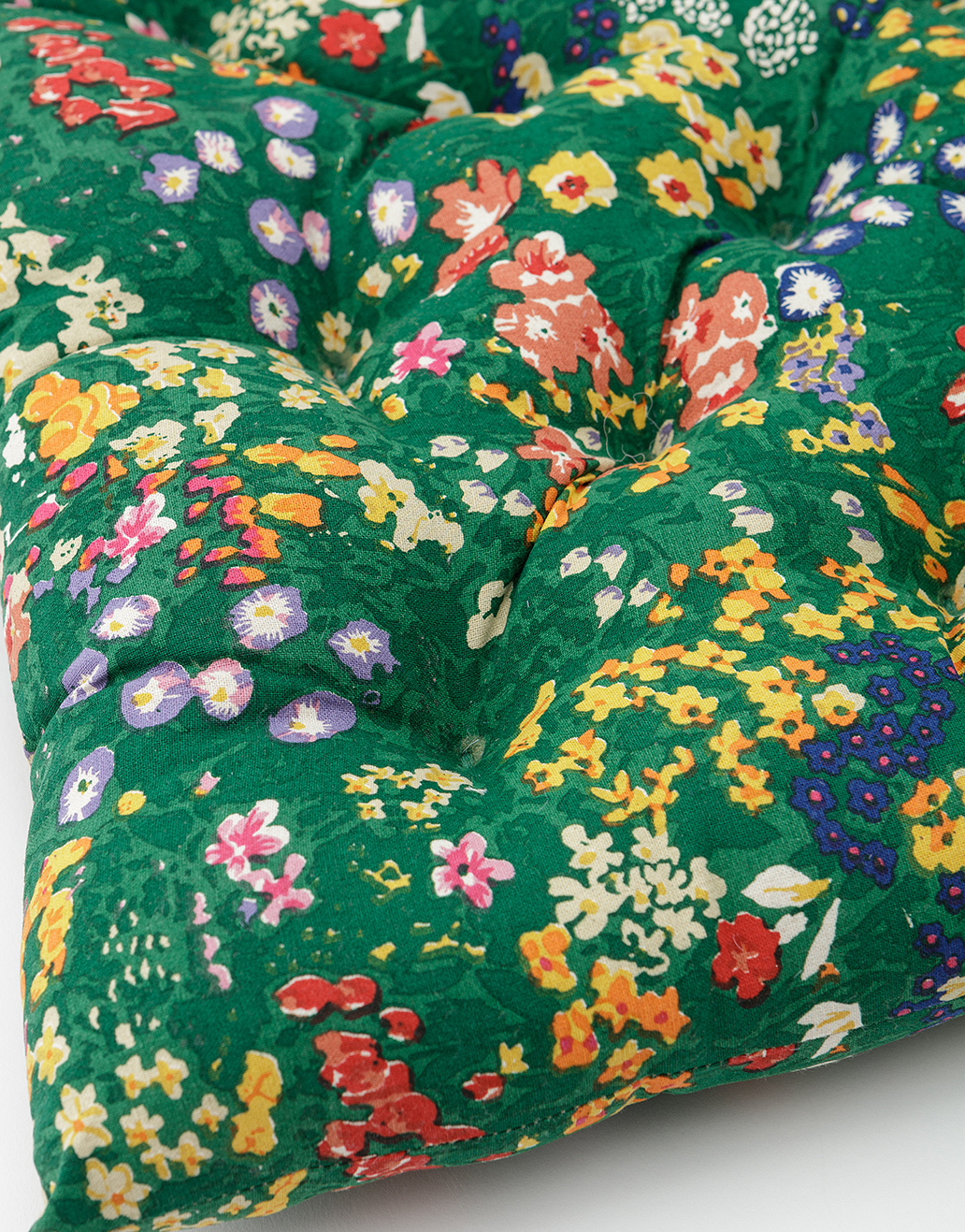Seat pad with floral pattern thumbnail 2