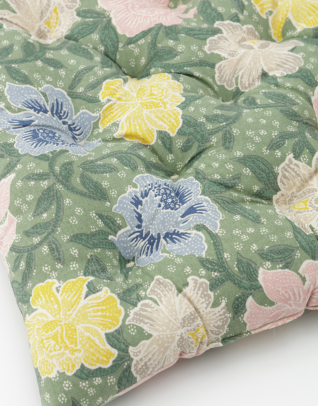 Seat pad with floral pattern thumbnail 2