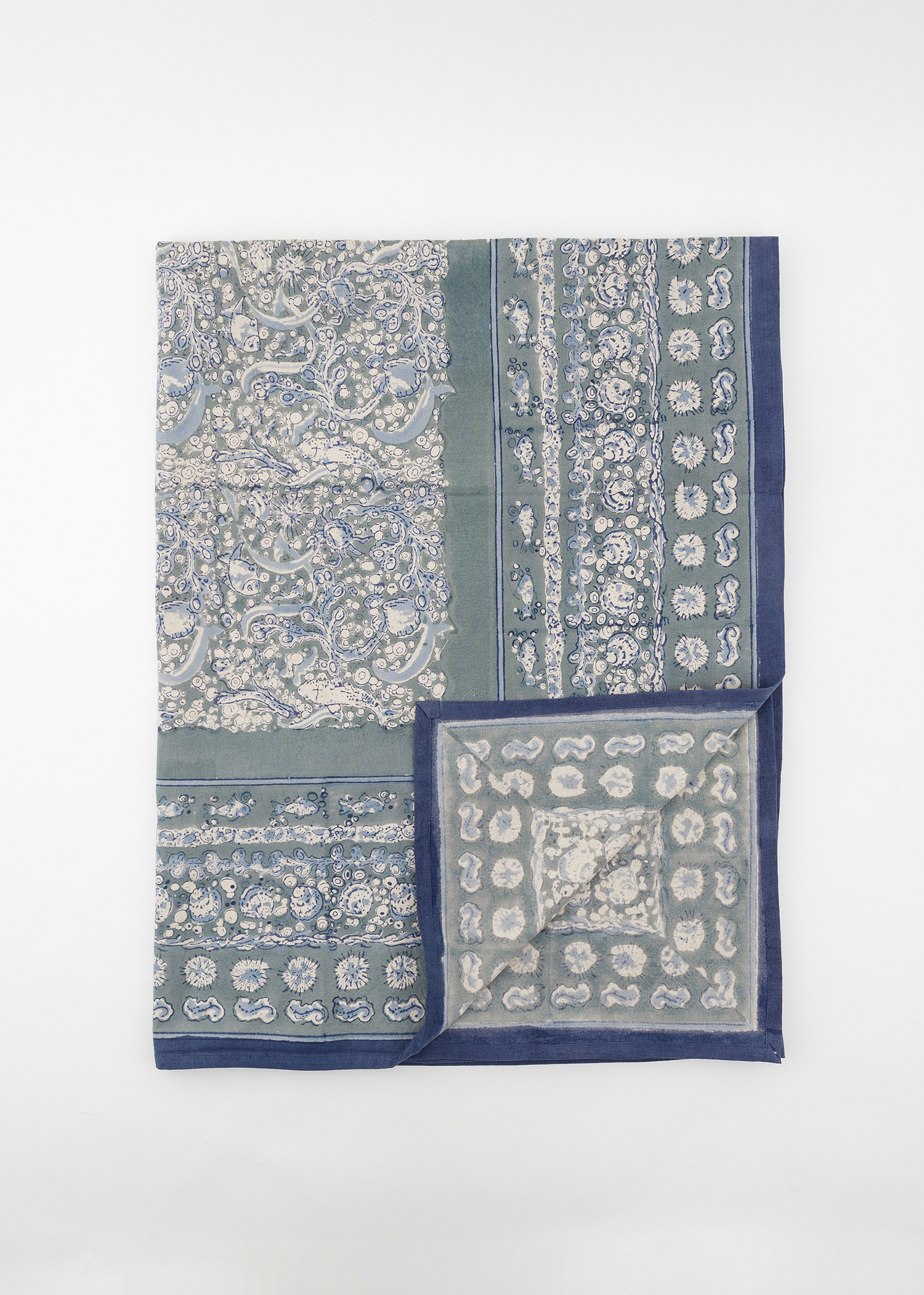Block-printed tablecloth Image 0