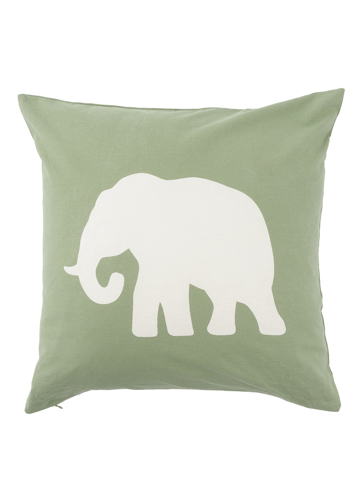 Cushion cover with elephant motifs thumbnail 0