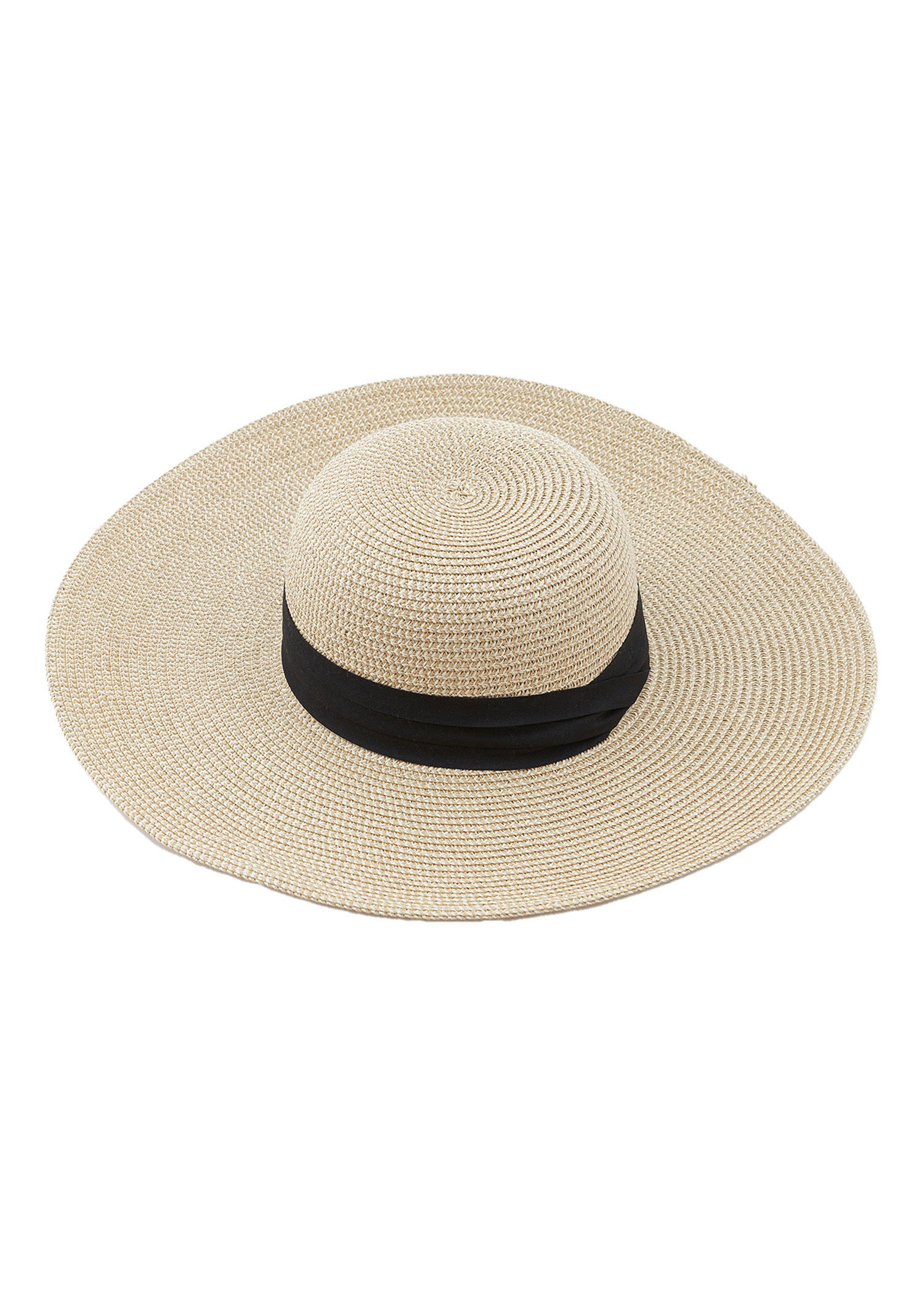 Straw hat with ribbon Image 0