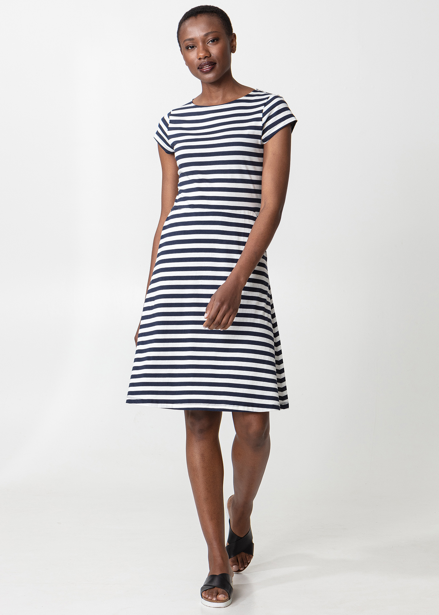 Striped dress with pockets thumbnail 2
