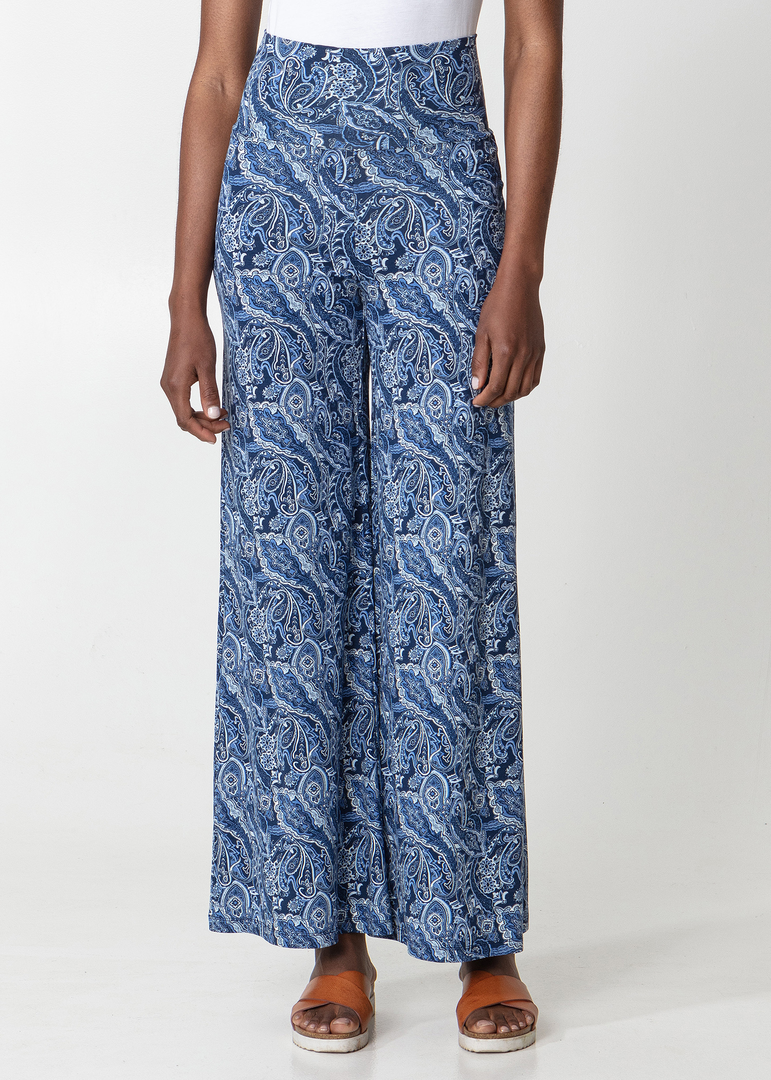 Patterned wide pant thumbnail 0
