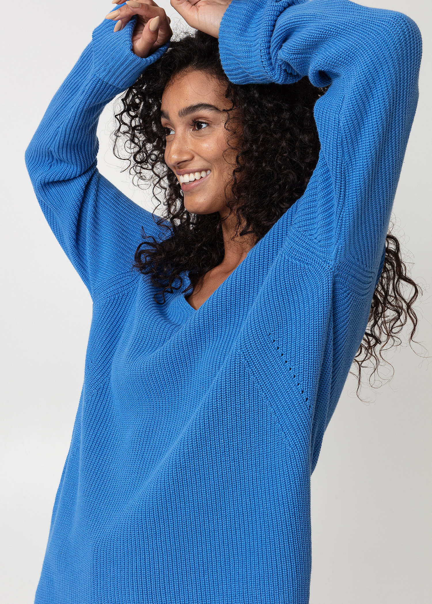 Solid knitted jumper Image 0