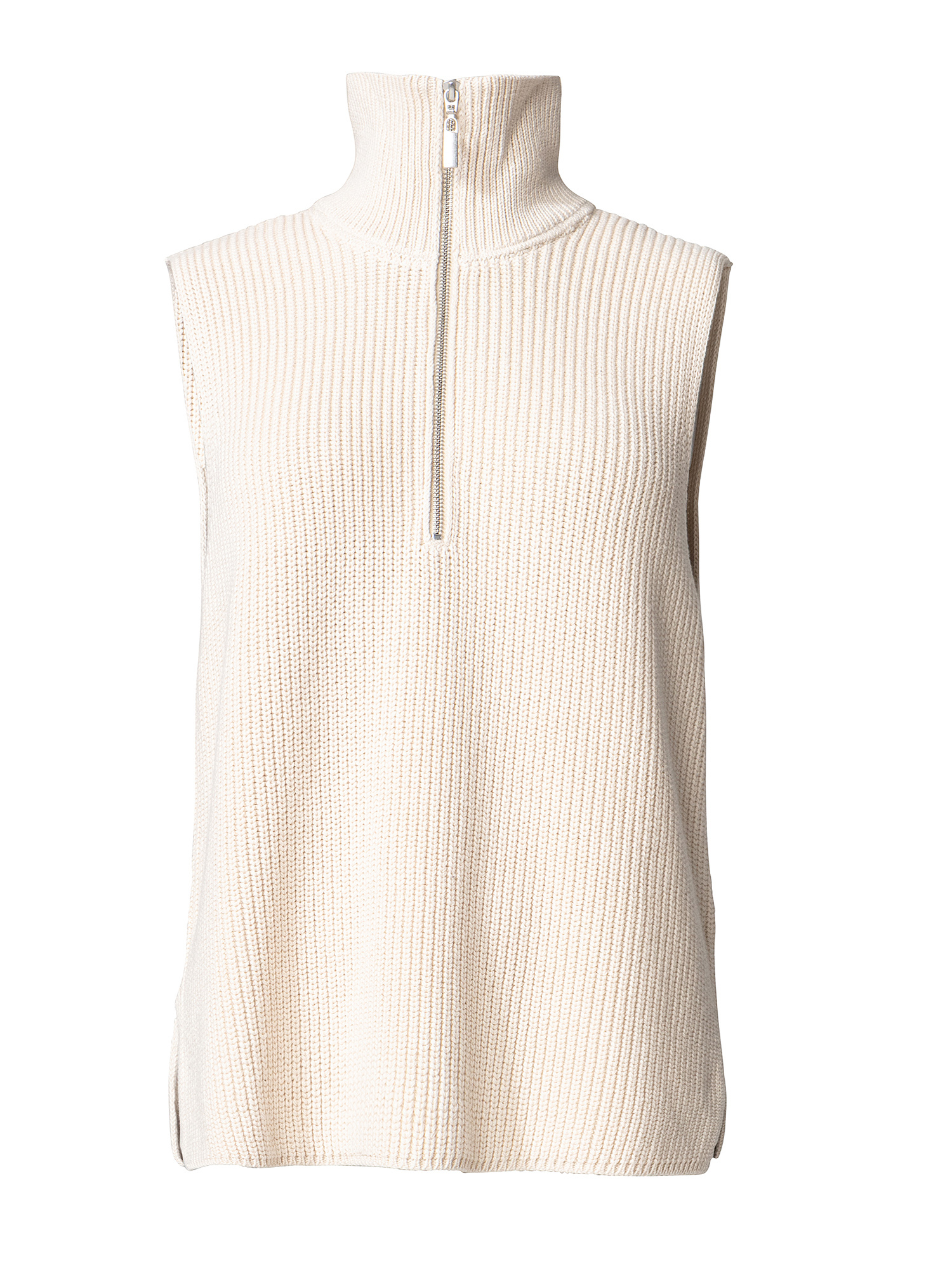 Knitted vest with zipper thumbnail 5