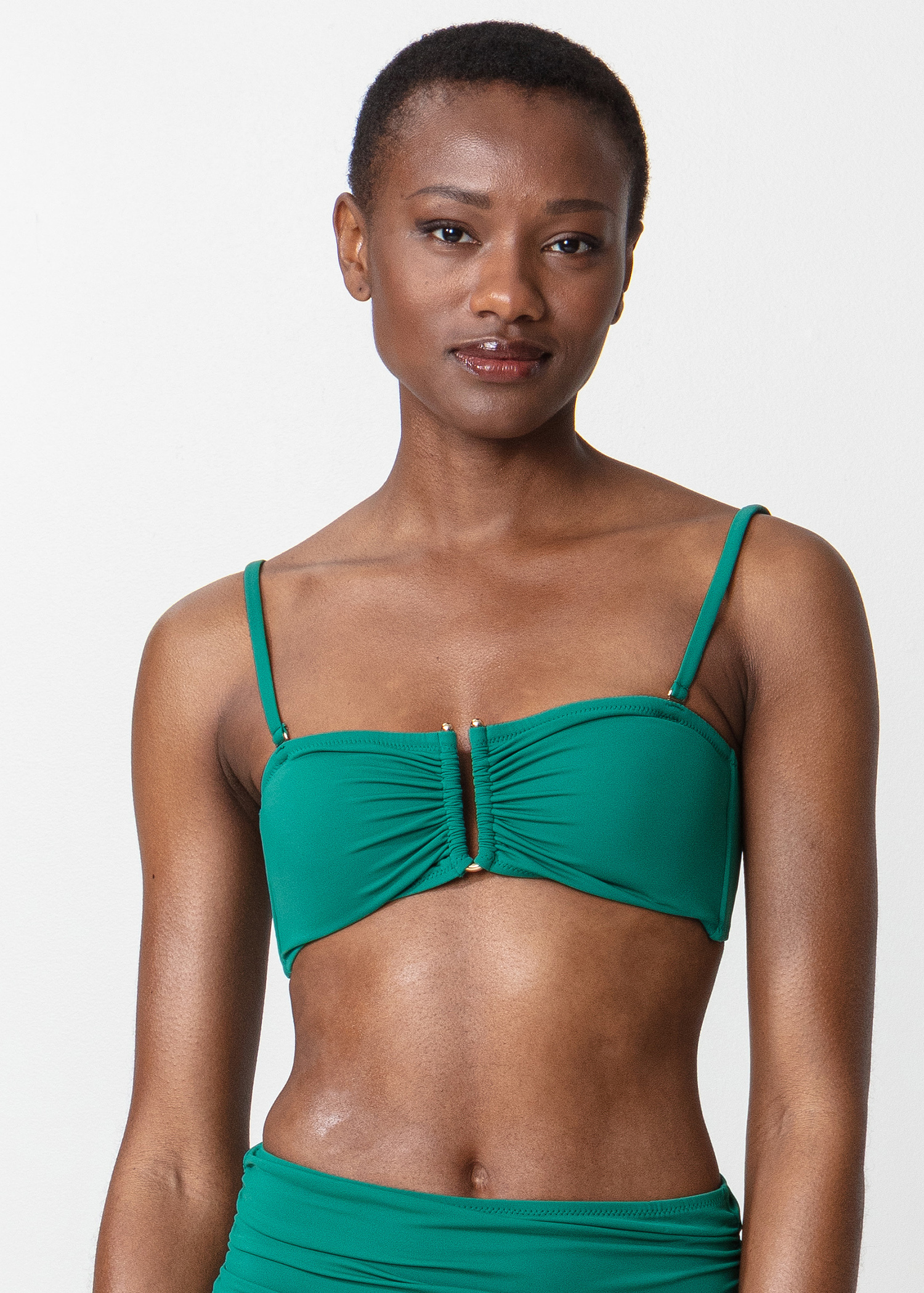 Bikini top in reycled fabric Image 0