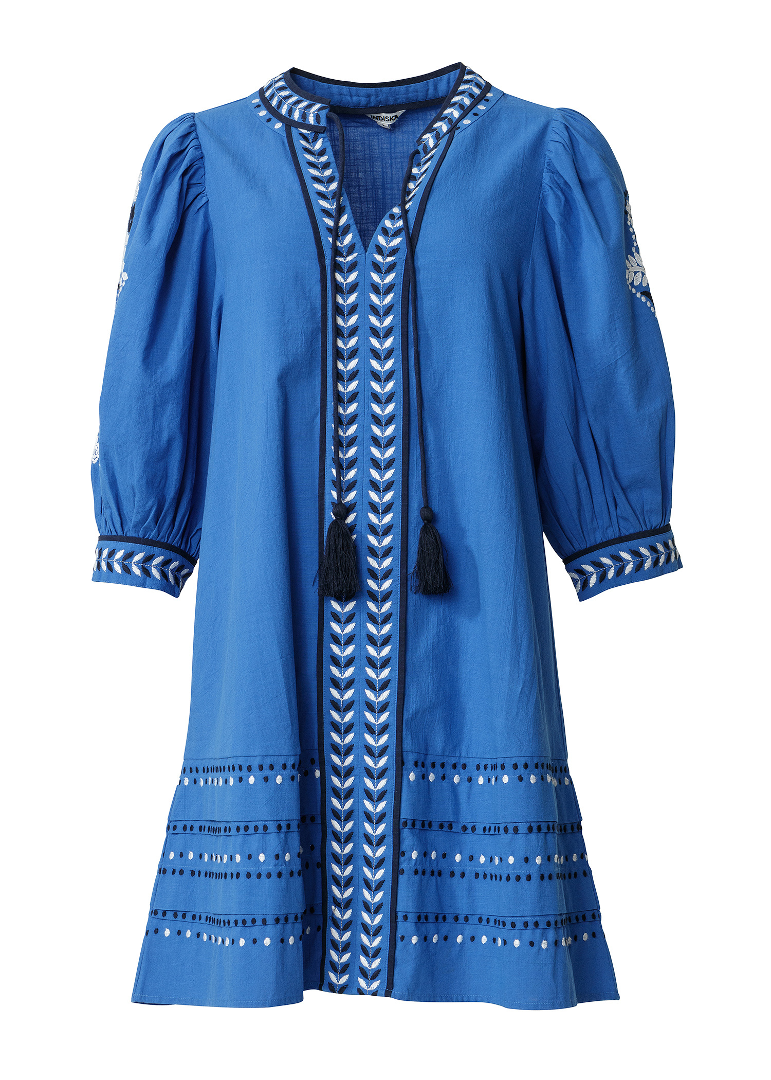 Embroidered tunic with tassels thumbnail 9