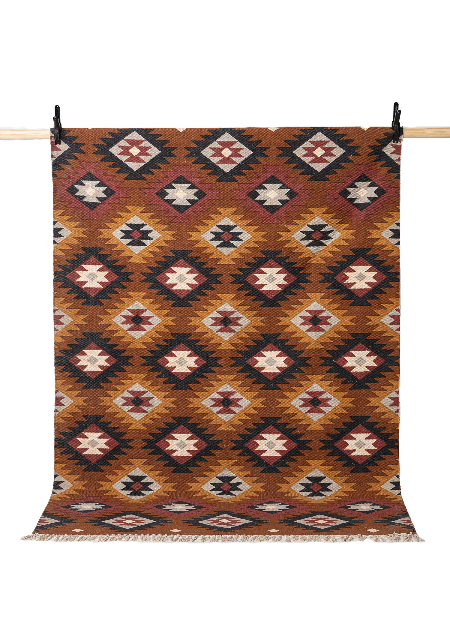 Patterned cotton rug Image 0