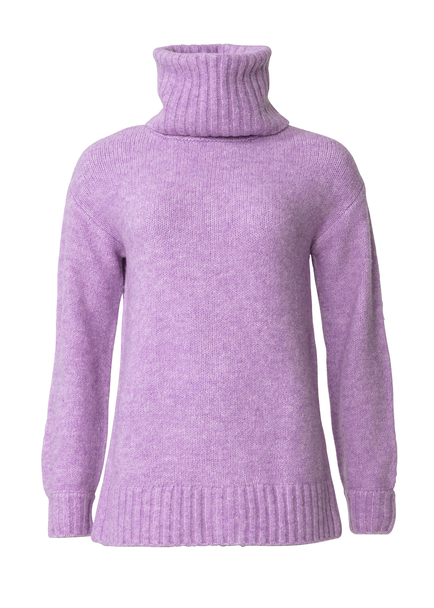 Heavy knitted roll-neck sweater thumbnail 6